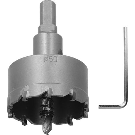 Hochleistungs-lochsäge Mit Hartmetallspitze (tct), Lochöffner Für Edelstahl Und Blech, 50 Mm