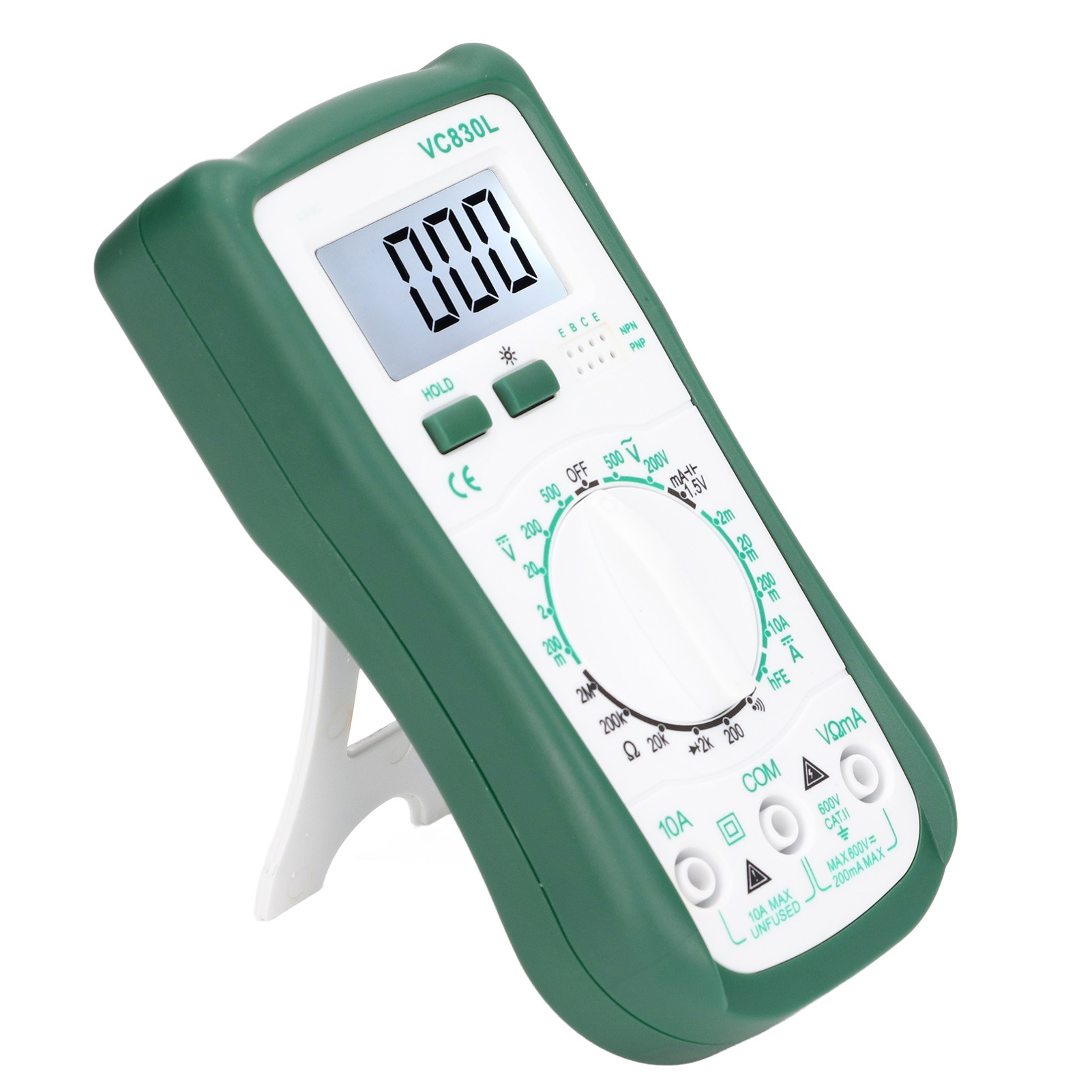 Vc830l Lcd-digitalmultimeter, Multifunktions-spannungs-, Strom- Und Widerstandsmessgerät, Digitalanzeige, Präzise Messung