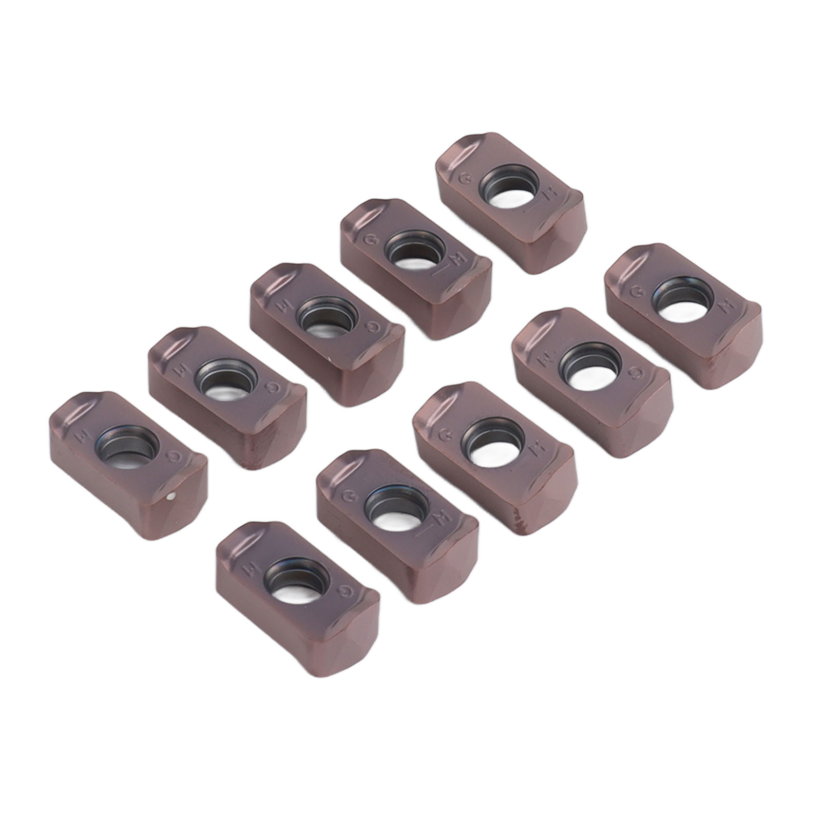 10-teiliger Hartmetall-dreheinsatz Logu030310, Cnc-werkzeuge Mit Beschichtung, Präzisionsfinish, Metalldrehmaschinen-wendeschneidplatten, Hochleistungs-dreheinsätze.
