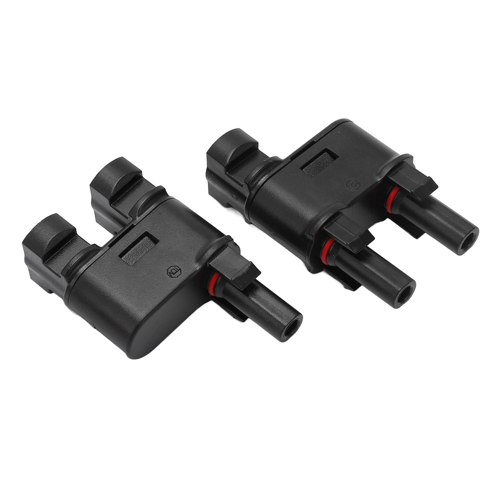 2-in-1 Pv-solarstecker, Paar Aus 2 Stück, Photovoltaik-crimpverbinder Für Dc-kabel, Reihenschaltung Auf Der Stromschiene.
