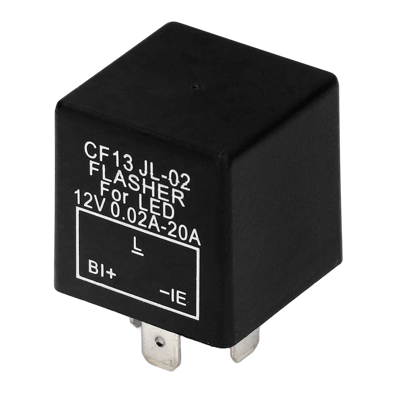 Elektronisches 3-poliges Blinkrelais Für Leds, Blinkersteuerung, Normalerweise Offen, Dc 12v, Kompatibel Mit Autos Und Motorrädern, Hohe Stabilität.