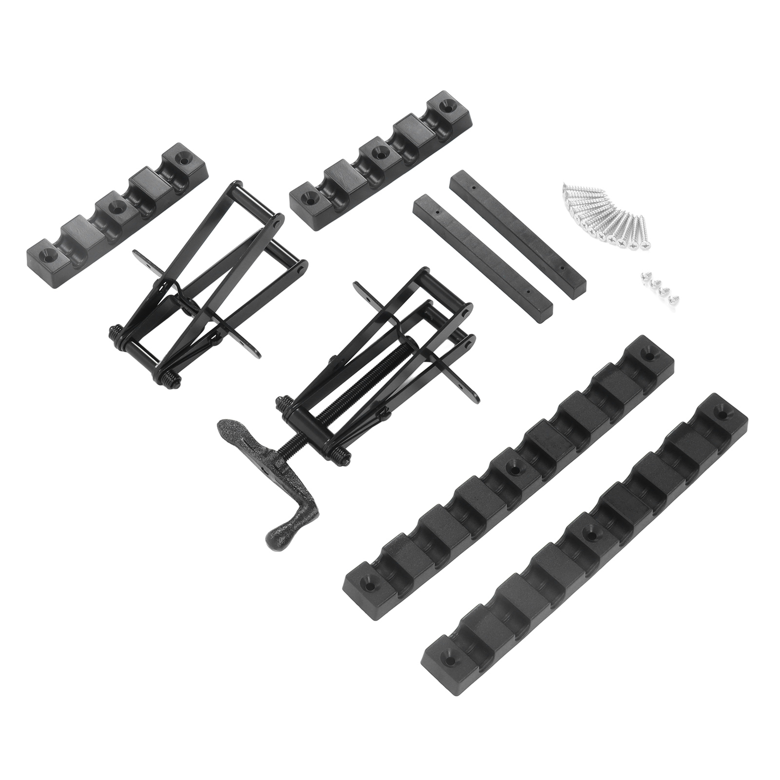 Set Mit 4 Schnellspannklemmen Für Holzplatten, Winkelverbinder Mit Schrauben, Präzise Befestigung Für Die Werkstatt