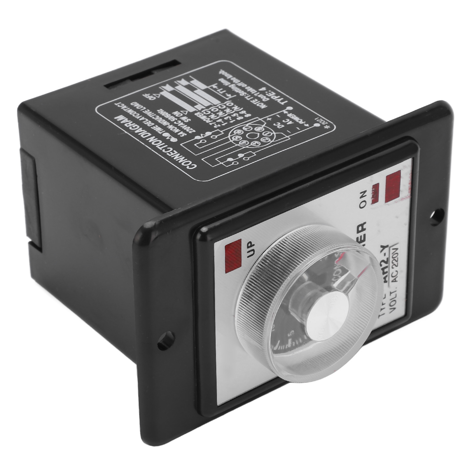 Ah2-y 30s 8-poliges Zeitverzögerungsrelais Mit Zeigertimer, 220vac Zeitsteuerung Für Automatisierte Anlagen Und Cnc-drehmaschinen