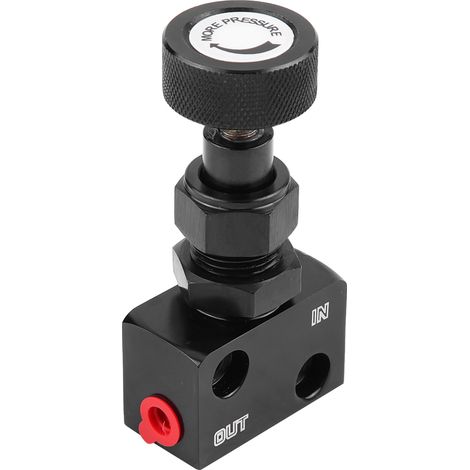 Motorsport Universal-bremsverteiler, Bremsabsperrventil, Druckregler, Schwarz