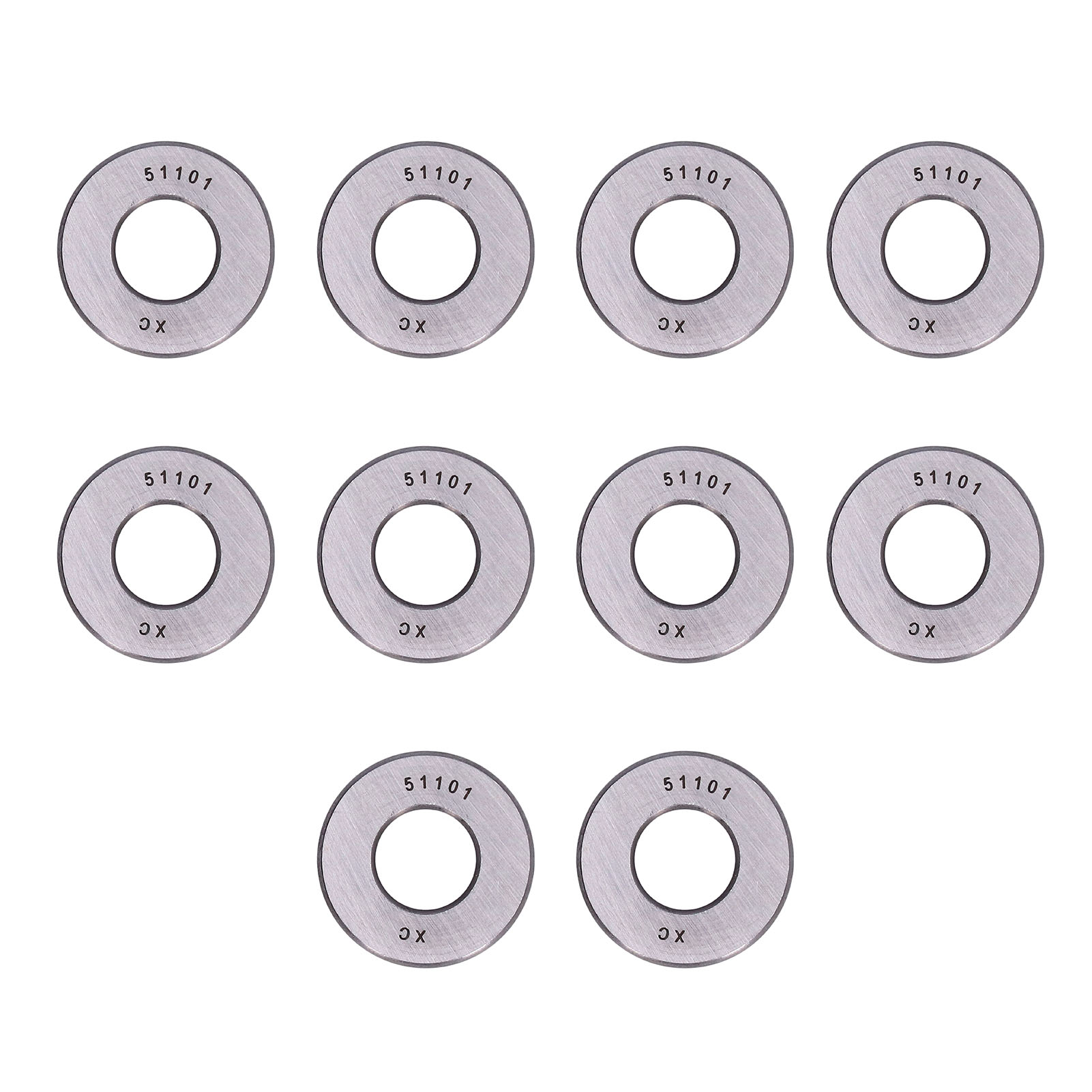 Konvolut Von 10 Axialkugellagern 51101, Hochpräzise Miniatur-axiallager, Abnehmbares Metall, Lagersatz