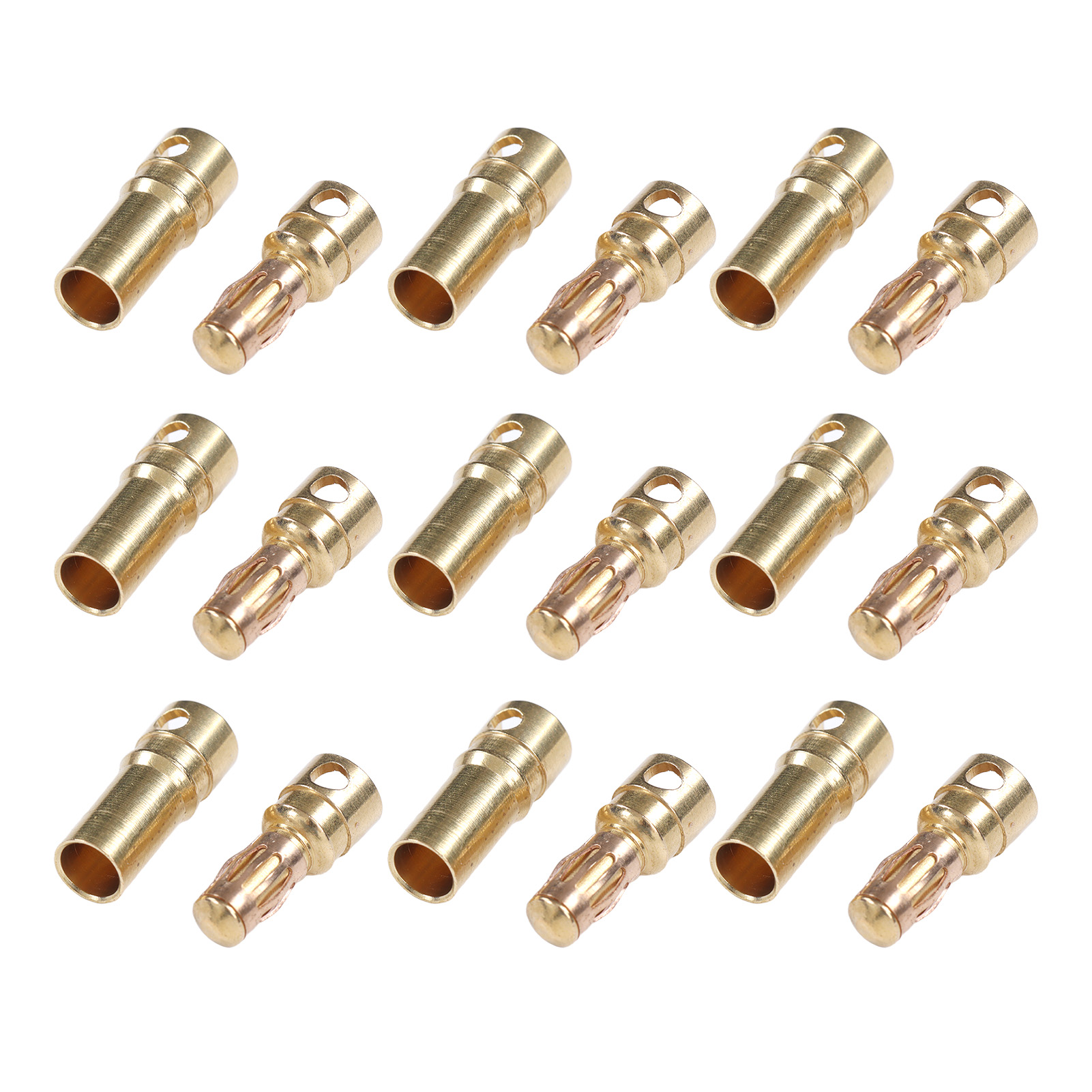 30 Paar Vergoldete, Korrosionsbeständige Bananenstecker Aus Messing (männlich/weiblich)