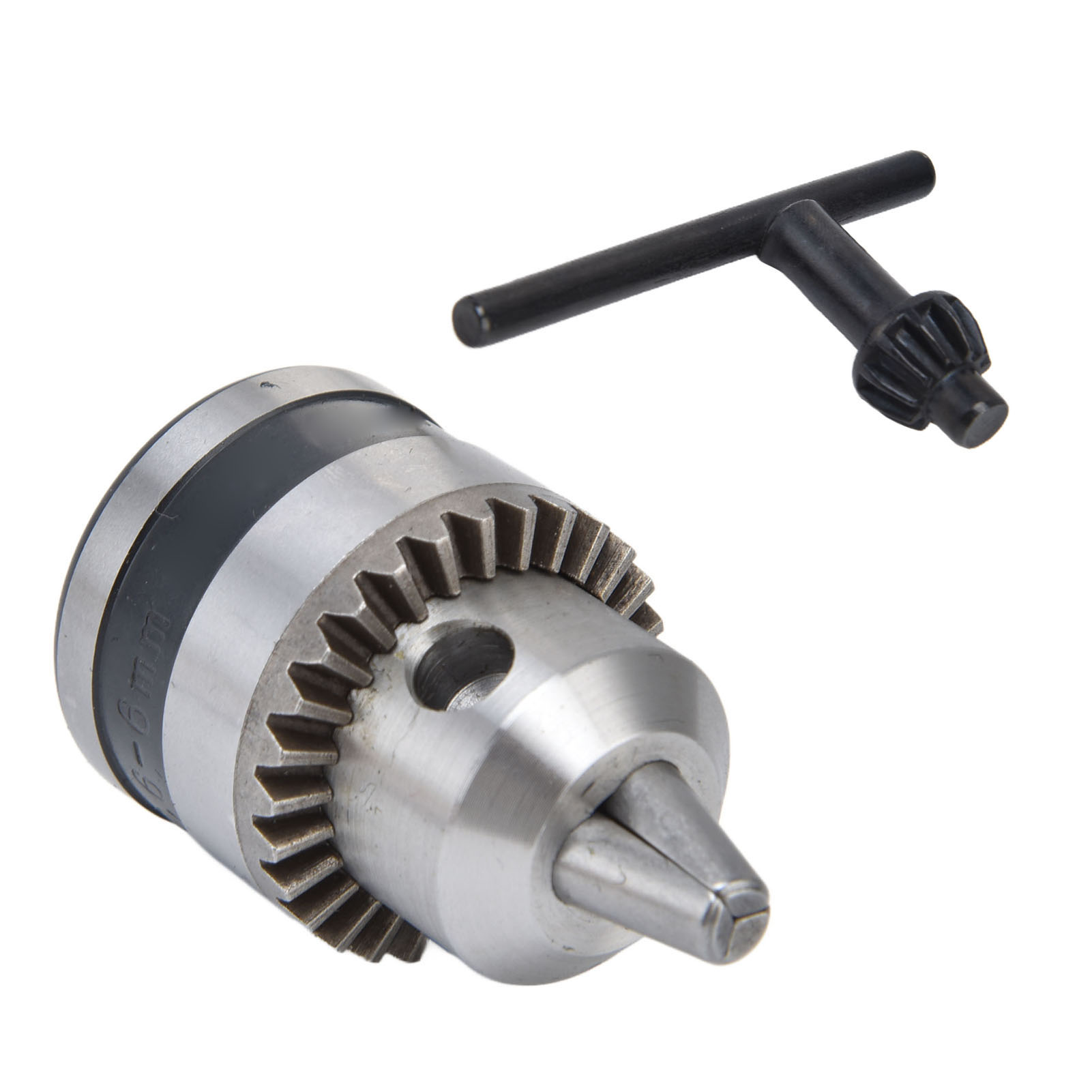3-backen-bohrfutter 3/8-24unf 0,6-6 Mm, Schlüssellos, Aus Edelstahl
