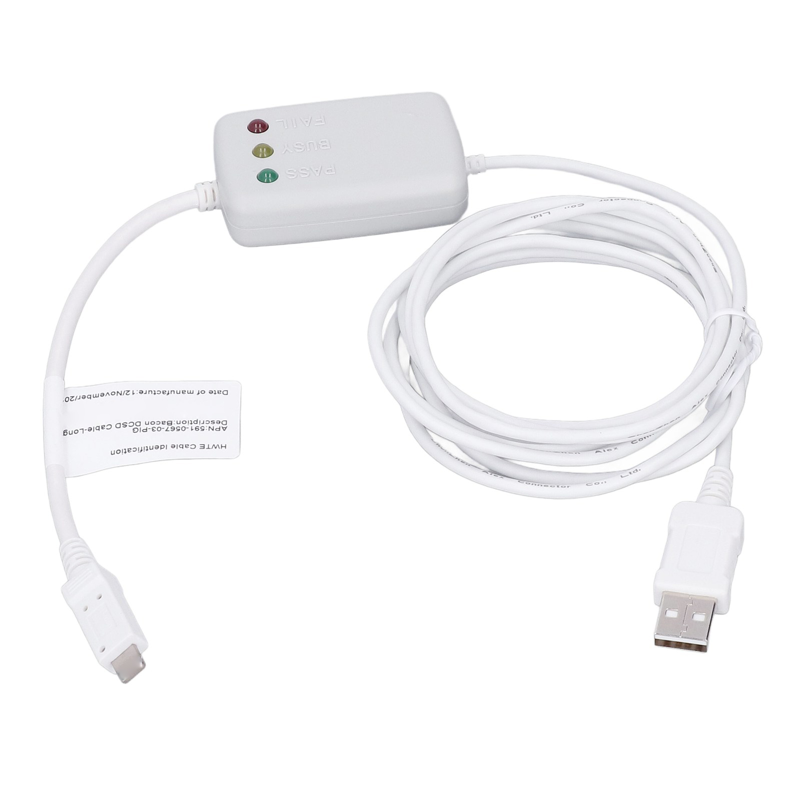 Dcsd Engineering Usb-flashkabel, Echtzeit-test Für Iphone 6s Bis X, Weiß, Mobiles Diagnosekabel