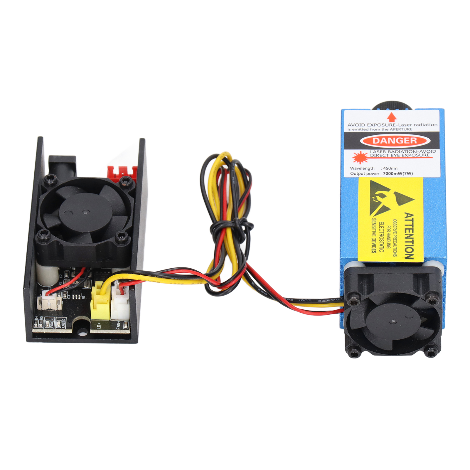 Hochleistungs-7w-12v-lasermodul, Laserspitzen Für Graviermaschinen, Schneidzubehör, Cnc-gravierer