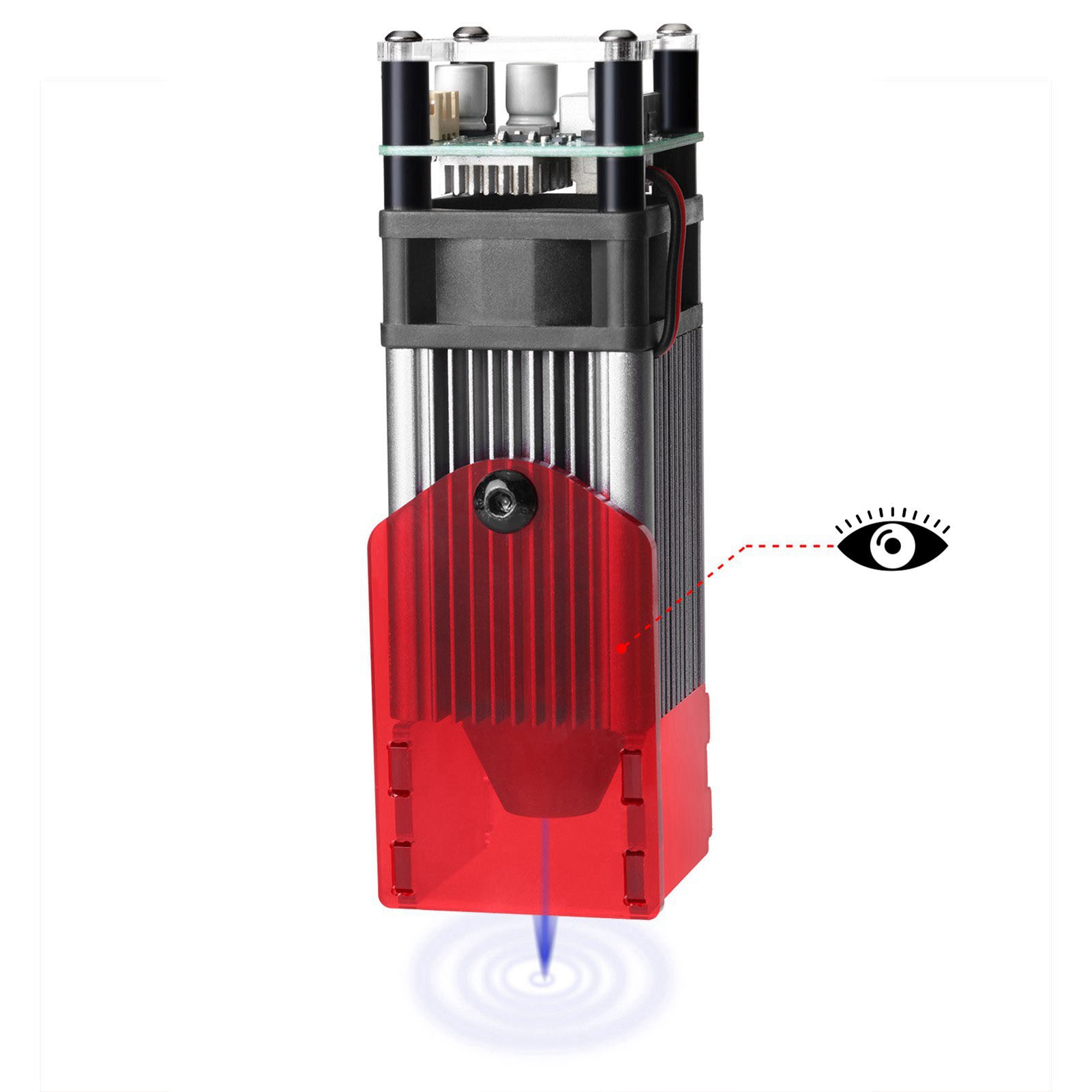 40-w-lasermodul, 5–5,5 W Optische Leistung, Kompressionspunkt-gravier- Und Schneidkopf
