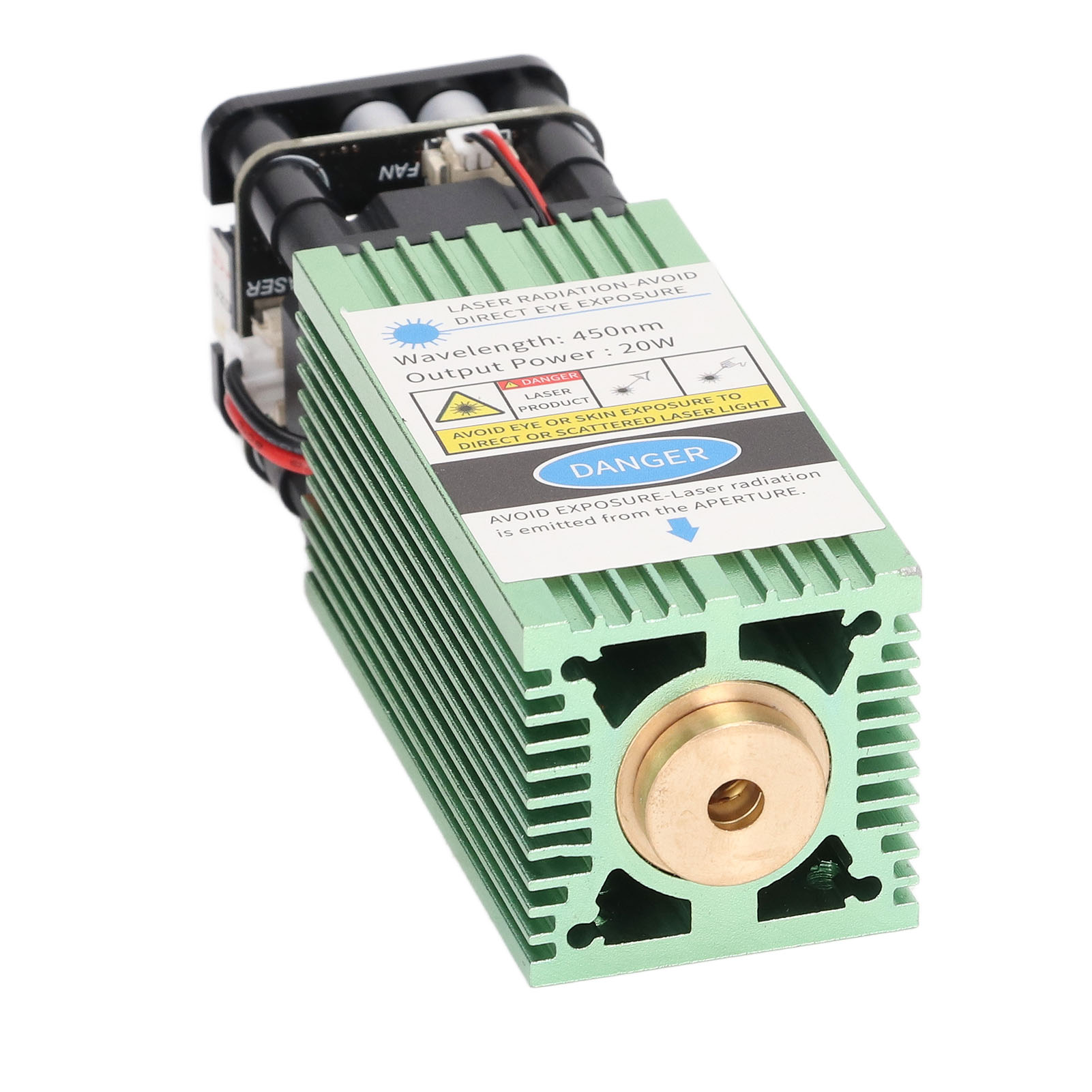20-w-hochgeschwindigkeits-lasergravur- Und Schneidemodul, Intelligente Montage, Geräuscharme Kühlung, Geringer Geräuschpegel, 12 V, Präzisionslaserkopf
