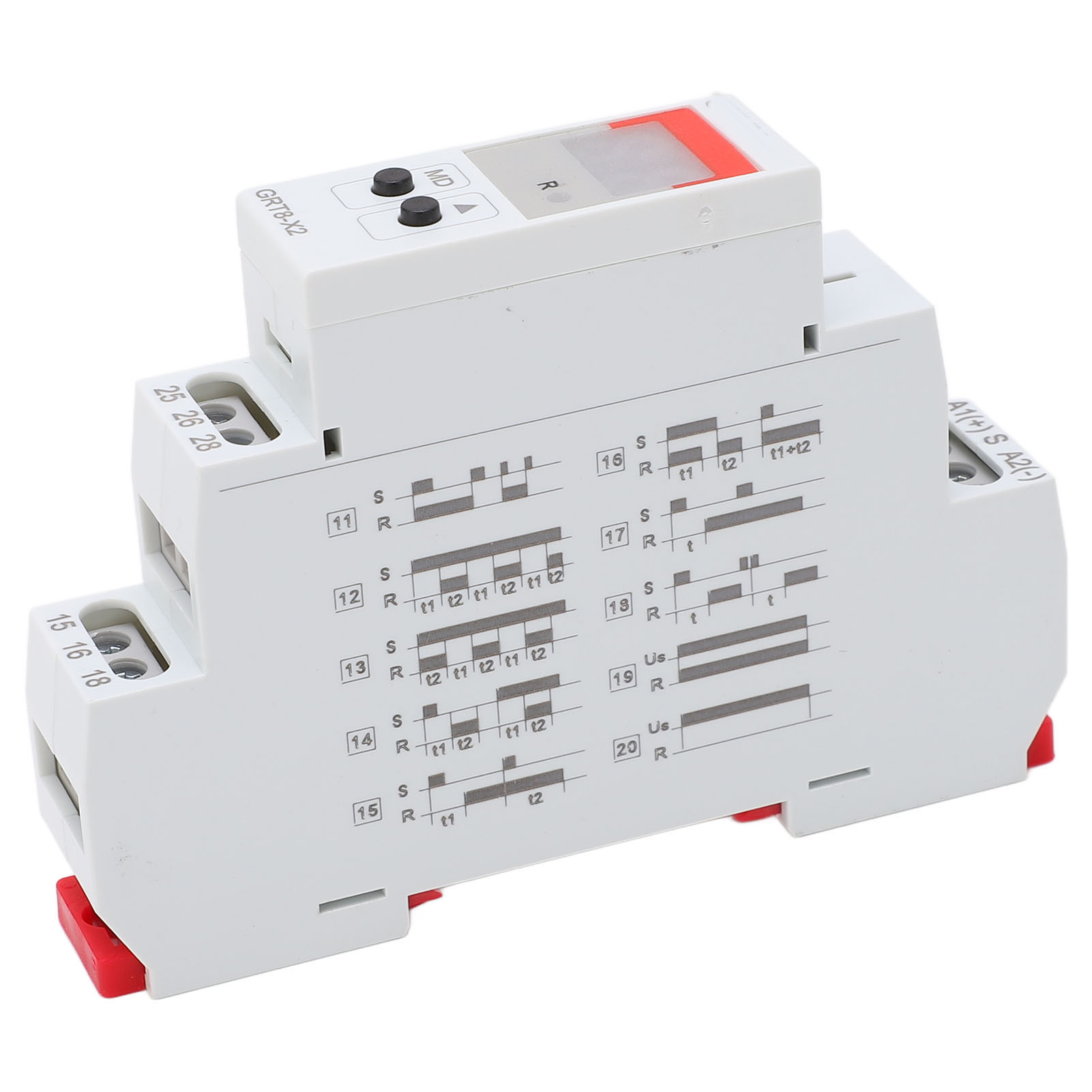 Zeitverzögerungsrelais, Digitaler Programmierschalter, Einstellbarer Regler, Led-anzeige, Ac/dc 12 V–240 V