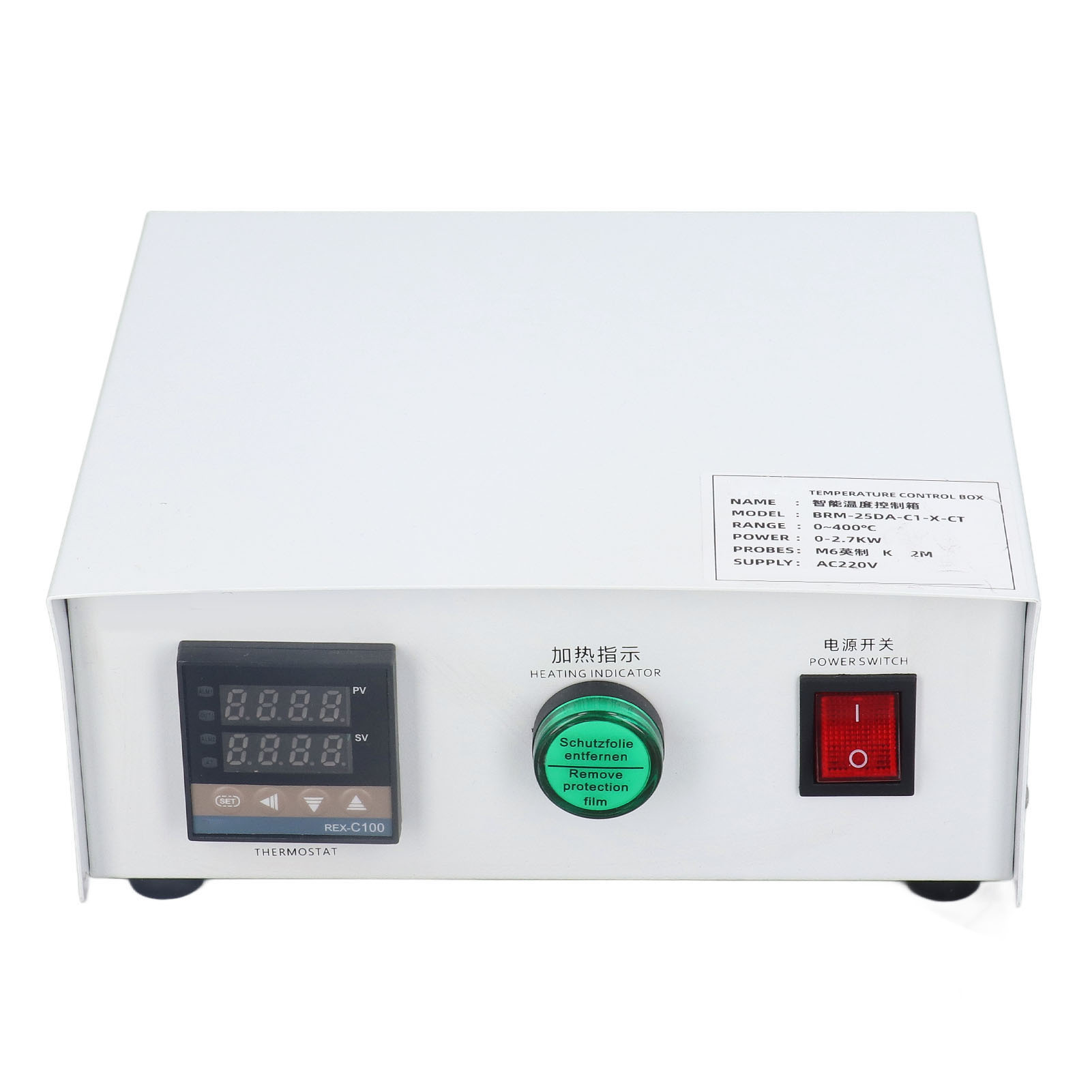 Selbstregulierender Digitaler Pid-thermostat, Ac220v Temperaturregler Mit Thermoelement, 2 Meter / 6,6 Fuß, Präziser Wärmeregler Für Industrielle Anwendungen.