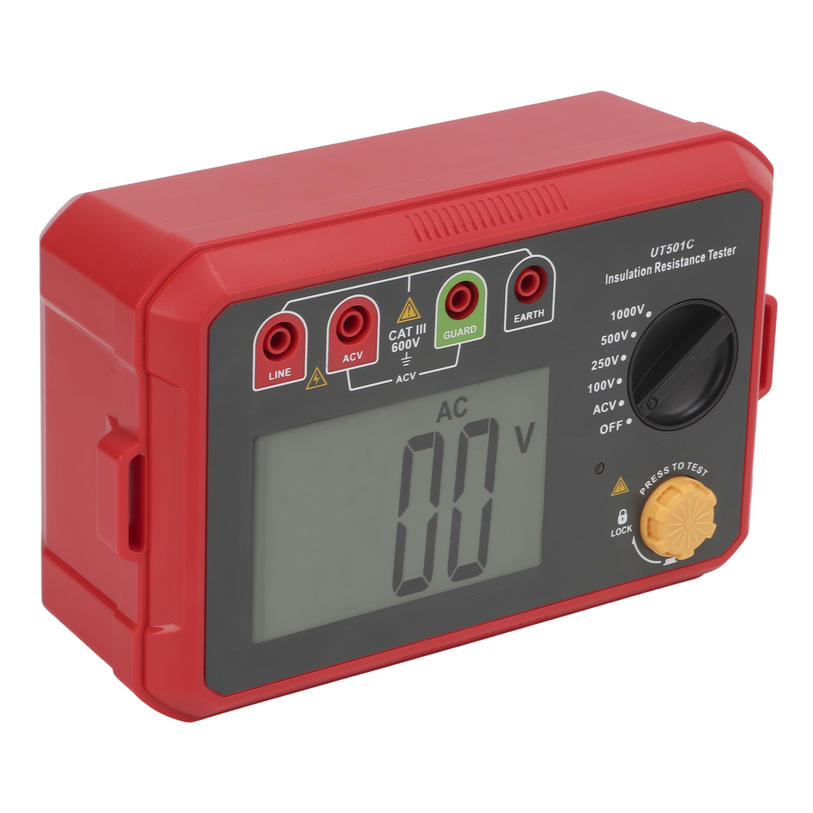 Ut501c Isolationswiderstandsmessgerät, Tragbares Digitales Megaohmmeter, Leckstromdetektor Für Elektrische Stromkreise, Elektronisches Messgerät