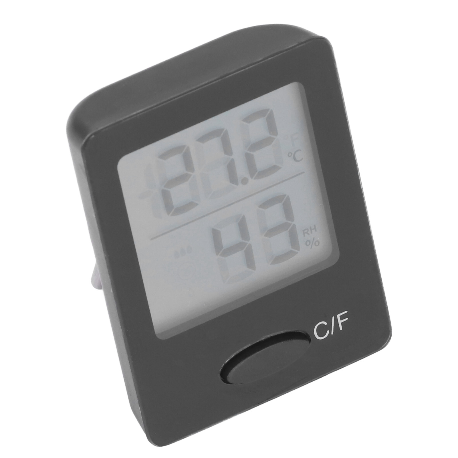Wks-50 Mini-lcd-digitalthermometer Mit Hygrometer Für Den Innenbereich, Inklusive Temperatur- Und Feuchtigkeitssensor
