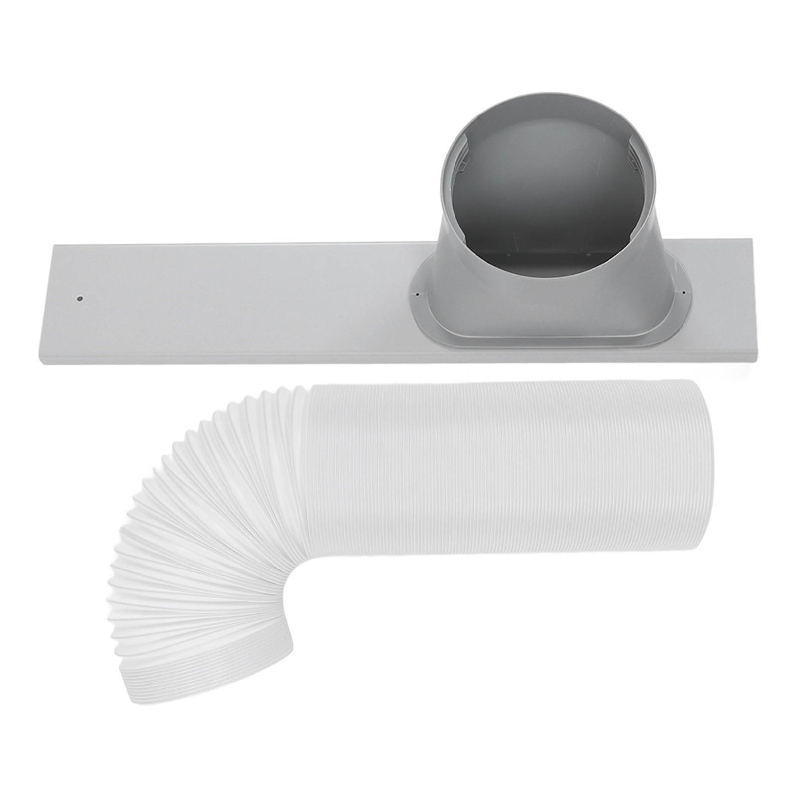Montageset Für Mobile Klimaanlagen – 15-cm-fensterplatte, Abluftschlauchanschluss, Belüftungszubehör, Komplettes Set Für Flexiblen Schlauch
