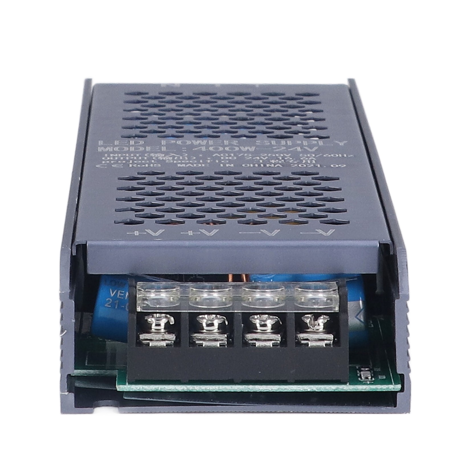 400w 24v 16,6a Schwarzes Led-transformator-set, Wasserdichtes Schaltnetzteil, Led-streifentreiber, Ac175-250v-konverter, Magnetischer Langer Led-streifen