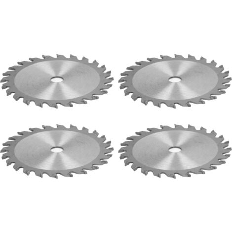 4 X 85 Mm Hartmetall-kreissägeblätter, 24 Zähne, Für Holz Und Kunststoff, 3000 U/min, 4er-pack, 15 Mm Schnittkapazität
