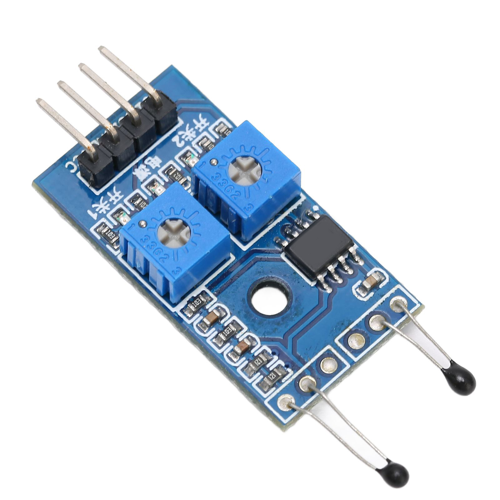 2-kanal-ntc-wärmesensormodul, Temperaturreglerplatine, Elektronische Schaltung, Thermistor-sensormodul-kit Für Diy-projekte