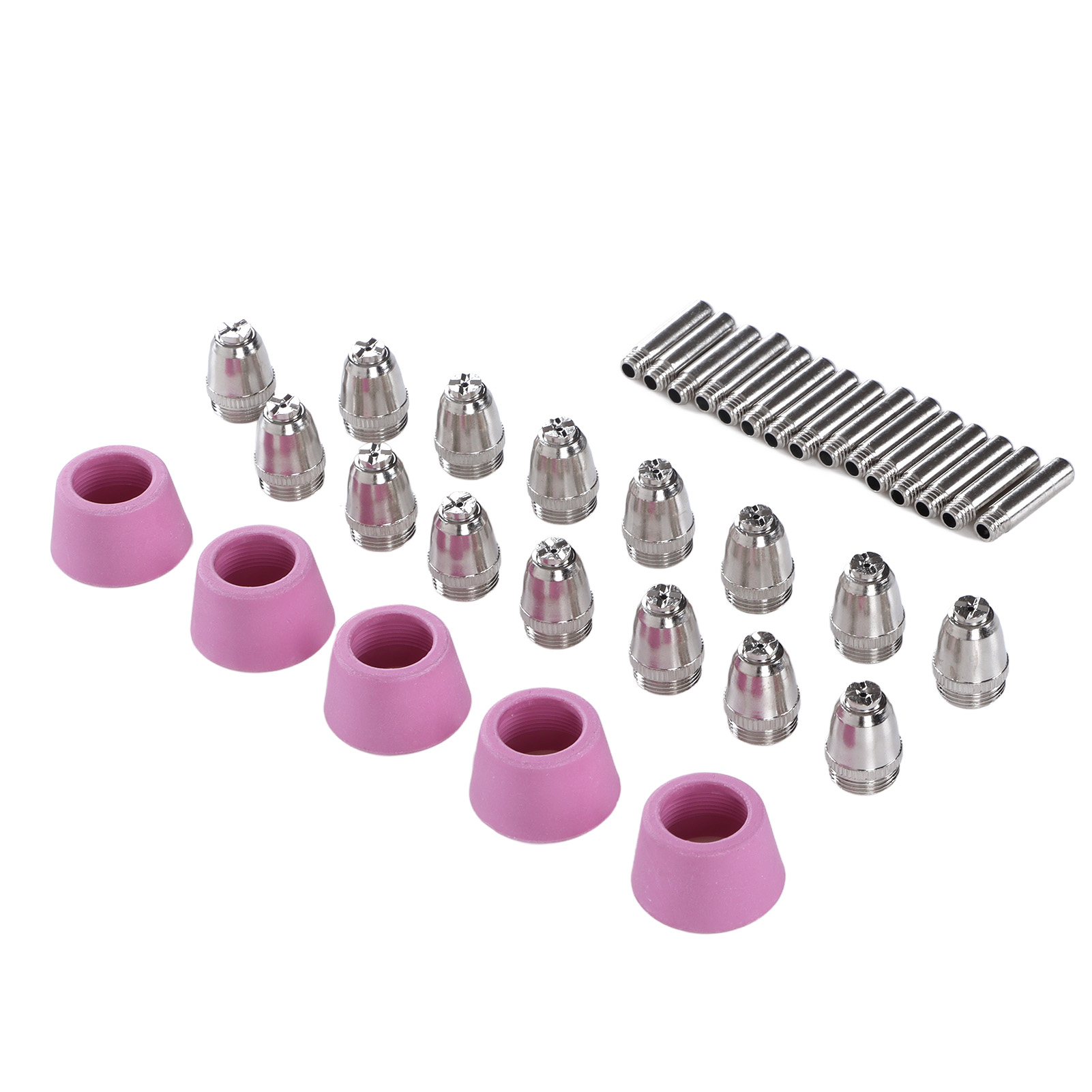 35-teiliges Verschleißteilset Für Plasmaschneidbrenner, Messing, Für Sg55 Ag60 Plasmaschneider, Komplettes Ersatzteilset