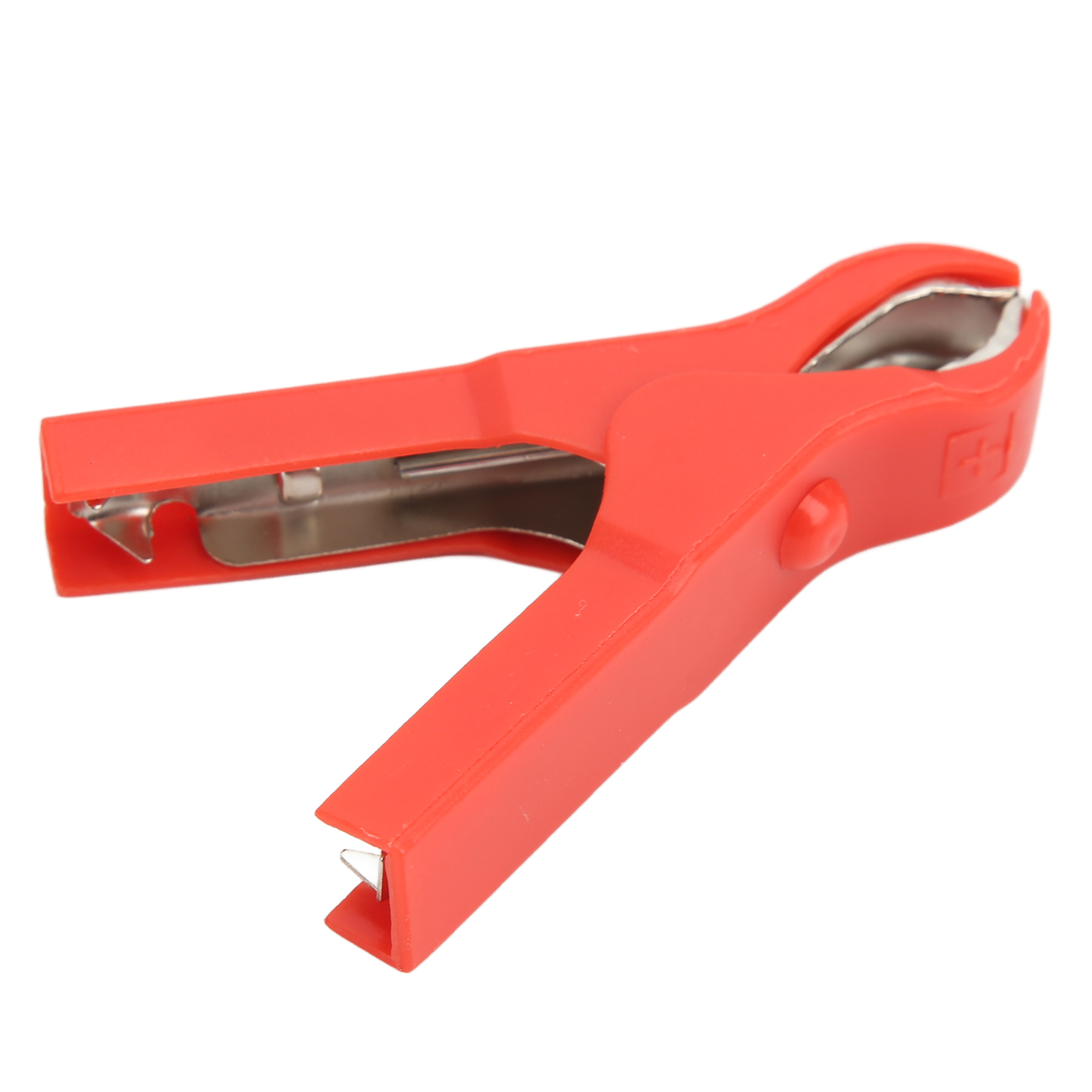 10 Elektrische Edelstahlklemmen, Starke Feder, Robuste Klemmung, Sicheres Abs-material, Kabelladegerät, 30 A, Rot