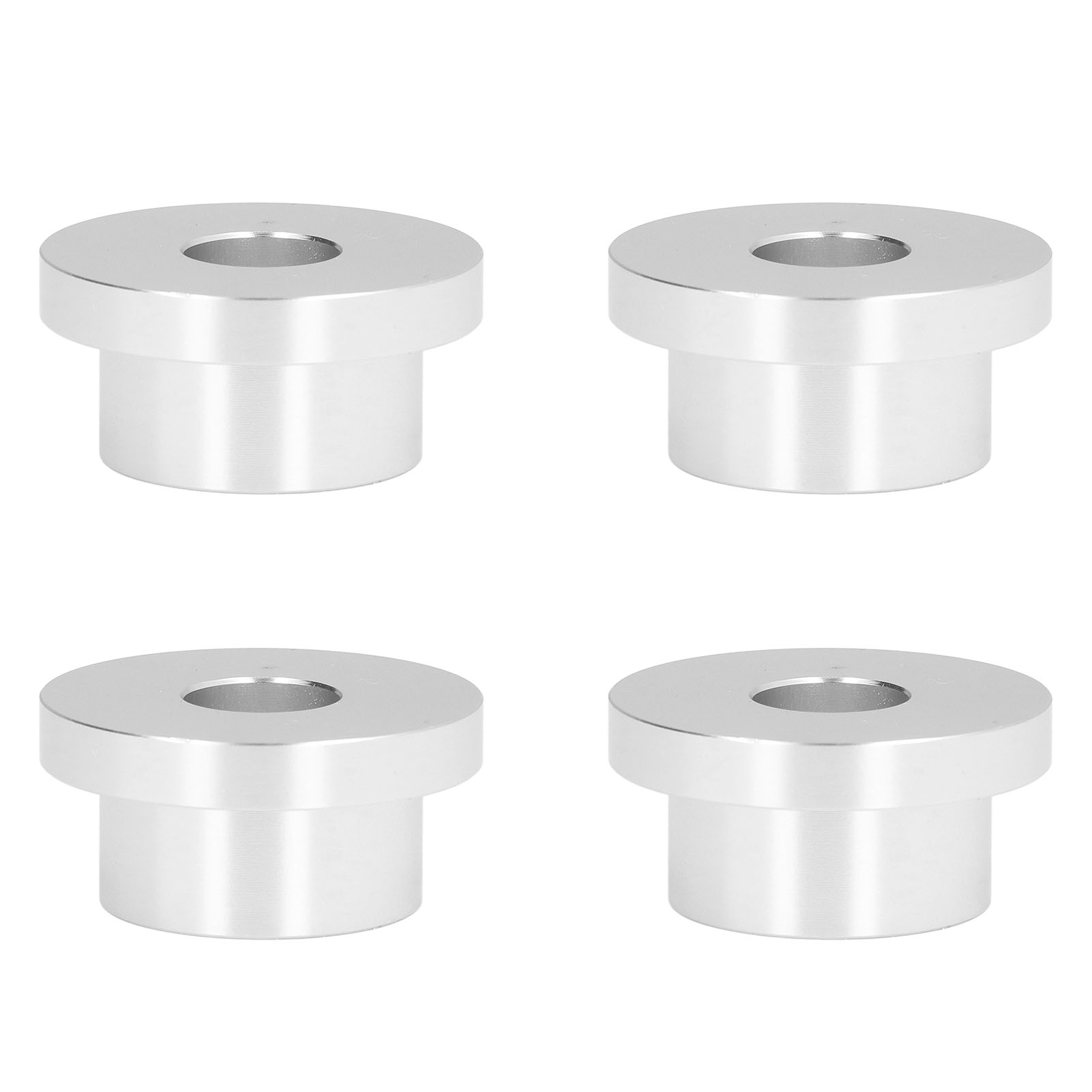 Cnc-gefräste Lenkerhalterung Aus T6-aluminium, 4-teiliges Lenkererhöhungs-buchsenset Für Fxrs-motorräder, Robustes Silbernes Zubehör
