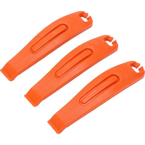 3-teiliges Fahrradreifen-reparaturset, Hochbelastbarer Reifenheber Für Hybrid- Und Mountainbikes, Ergonomisches Oranges Design