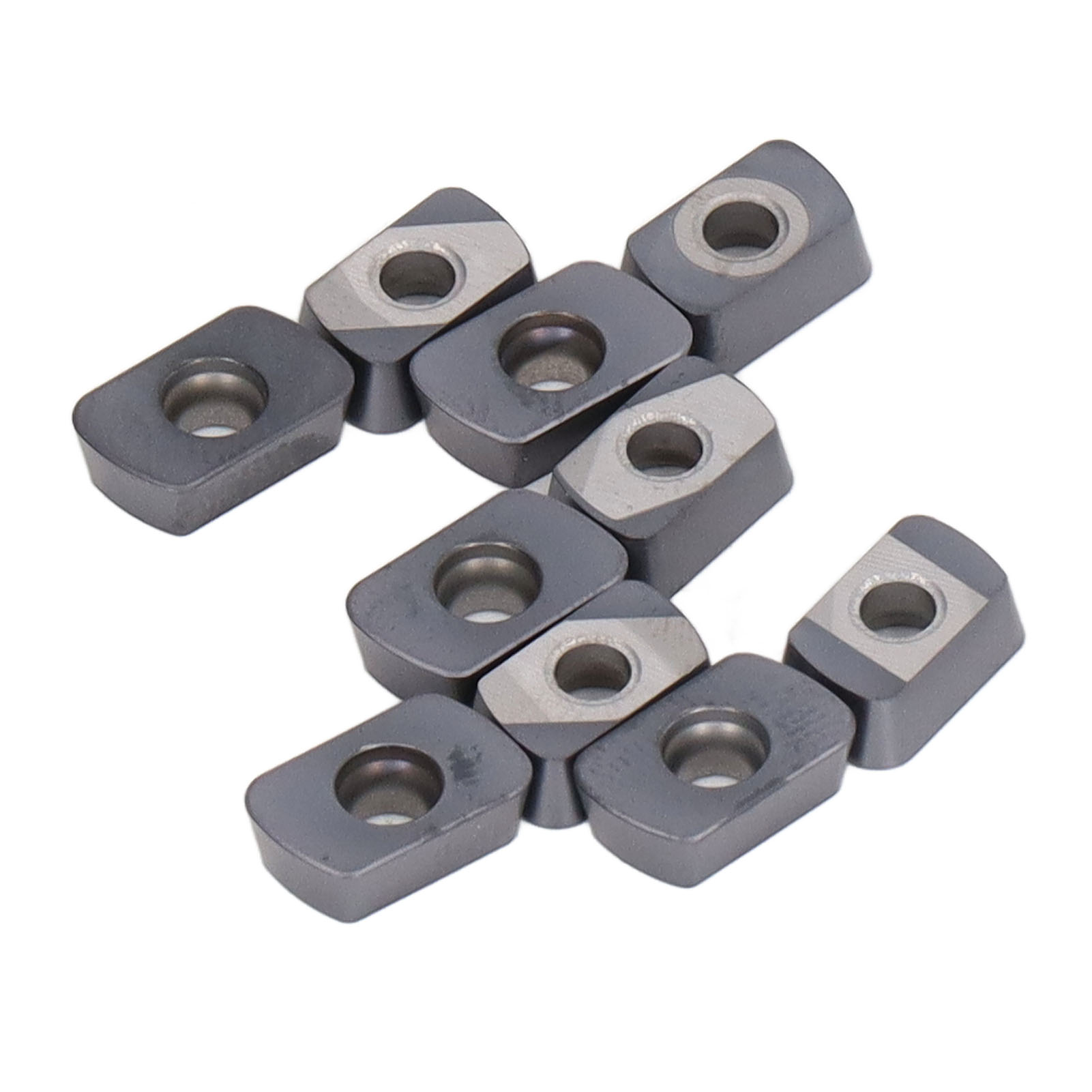 Satz Von 10 Cnc-hartmetall-dreheinsätzen, Fräsblatt Epnw0603tn-b, Schneidwerkzeugsatz Für Drehmaschinen, Stahl, Hohe Präzision.
