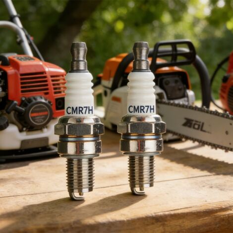 Flammkraft-hochwertige Zündkerze Cmr7h/cm5h - 2er-pack, Kompatibel Mit Stihl Kettensäge, Honda Rasenmäher, Benzinmotor.