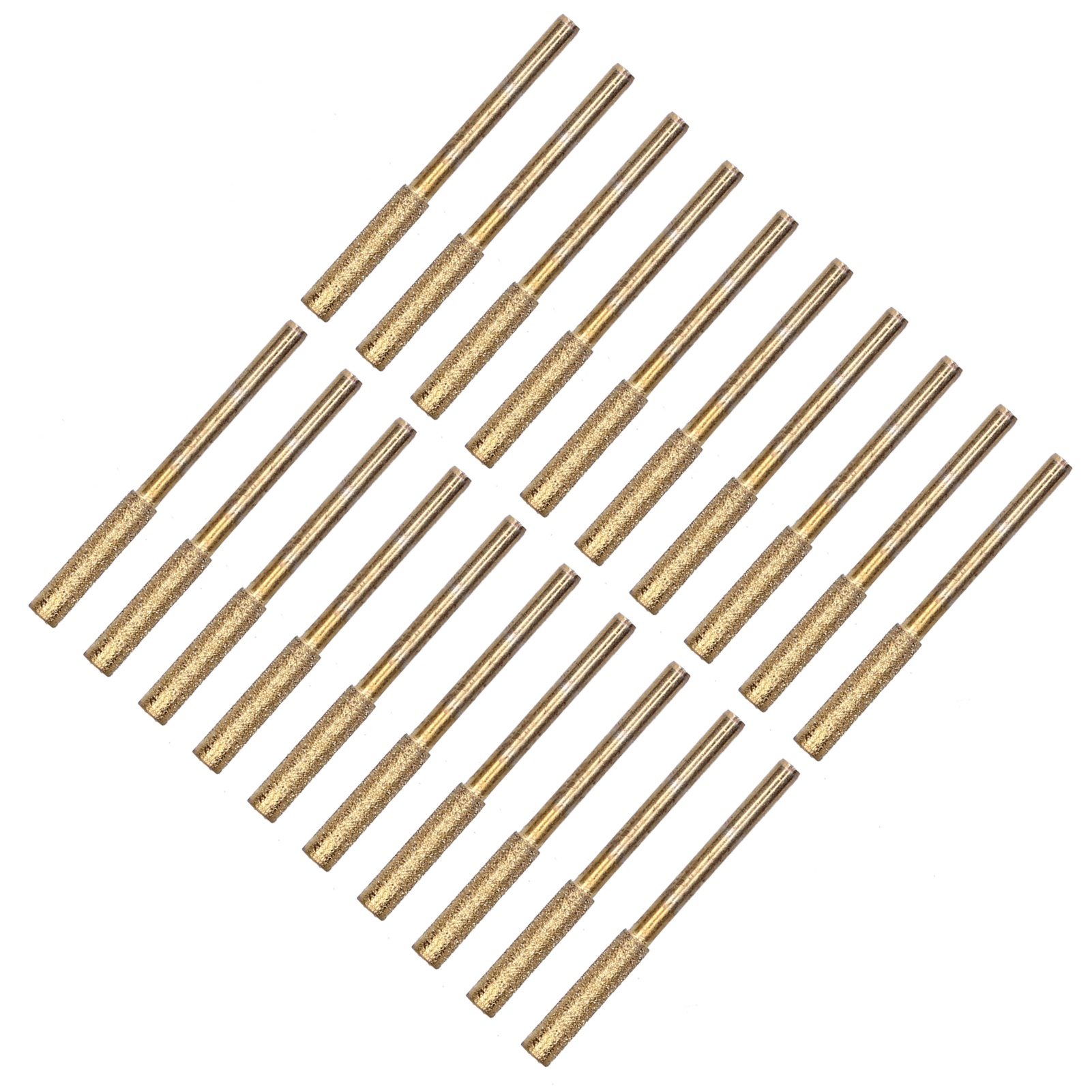 Set Mit 20 Rotationsfeilen Für Kettensägenschärfer, 4,8-mm-schleifscheibe Mit Meißelkopf, Gold-schärfset