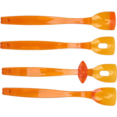 4-teiliges Zungen- Und Lippenübungsset, Tragbares Orales Rehabilitationsgerät Bei Dysarthrie (orange)