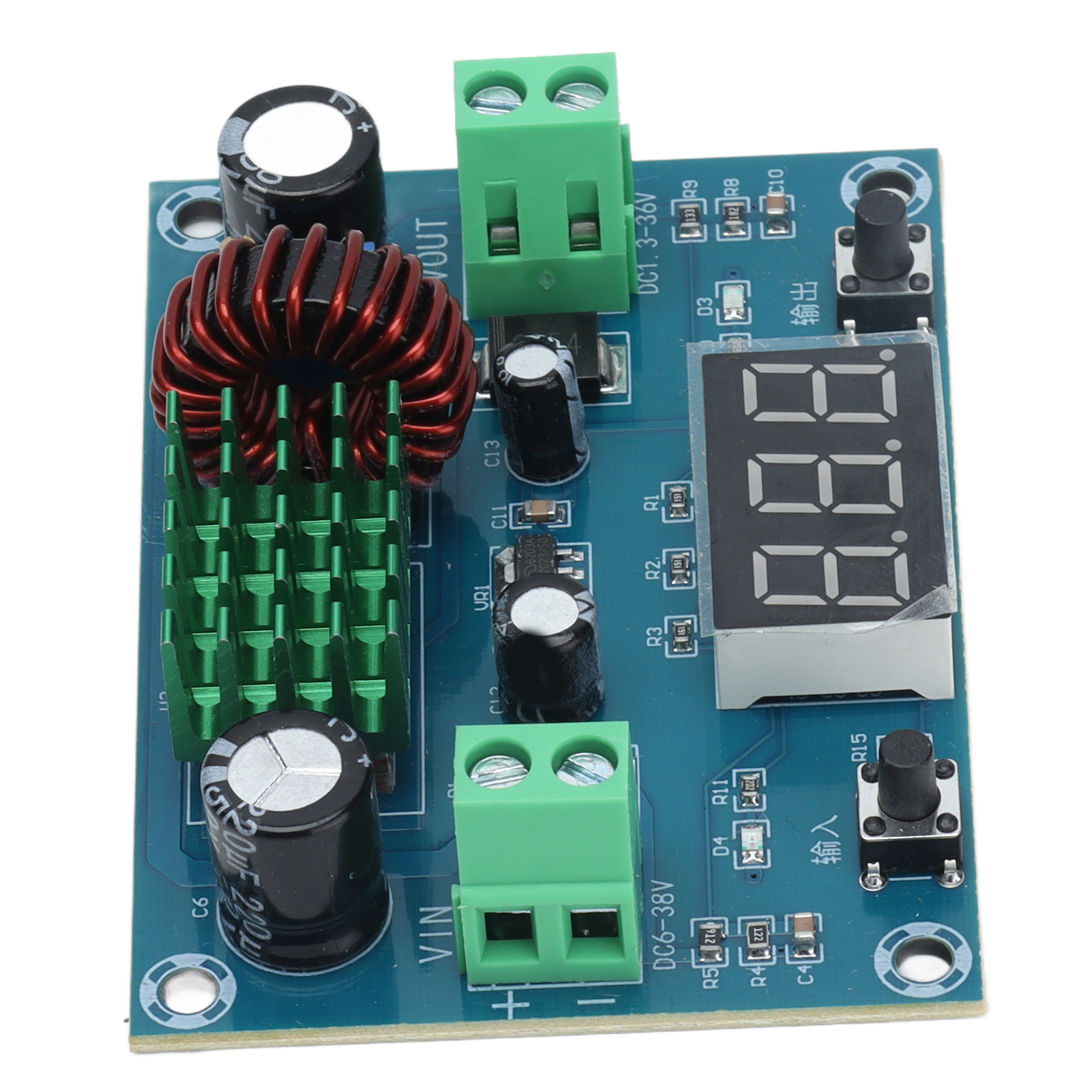 Einstellbares Digitales Abwärtswandlermodul Dc 8-38v Auf 1,3-36v 5a Xh-m291