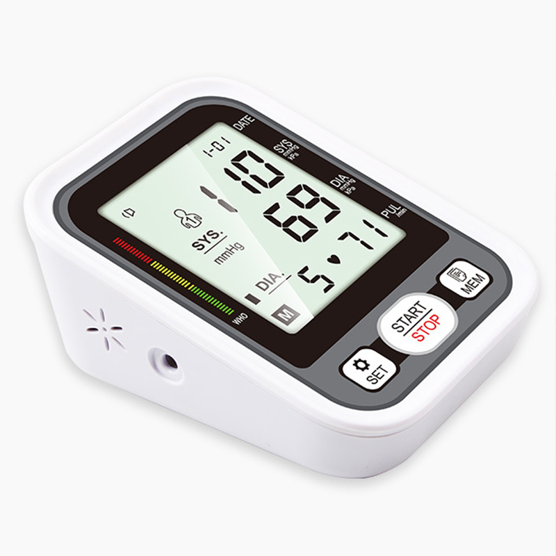 Automatisches Digitales Oberarm-blutdruckmessgerät Mit Lcd-bildschirm, Elektronischer Sprachausgabe, Für Den Heimgebrauch, Oberarmmanschette
