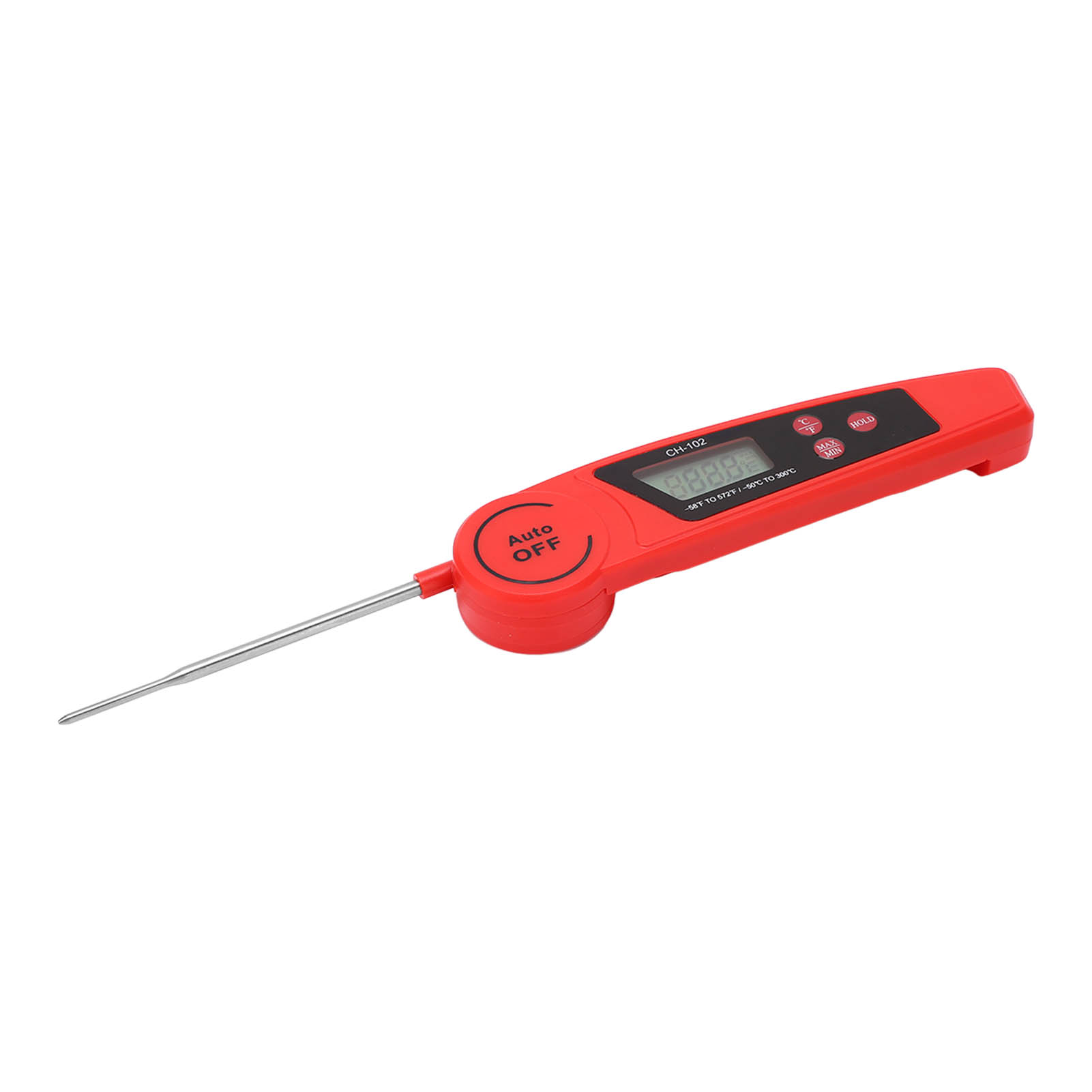 Digitales Fleischthermometer, 180° Biegsame Sonde, 5-sekunden-messung, Ip66 Wasserdicht, Sofortige Anzeige Für Küche Und Lebensmittel