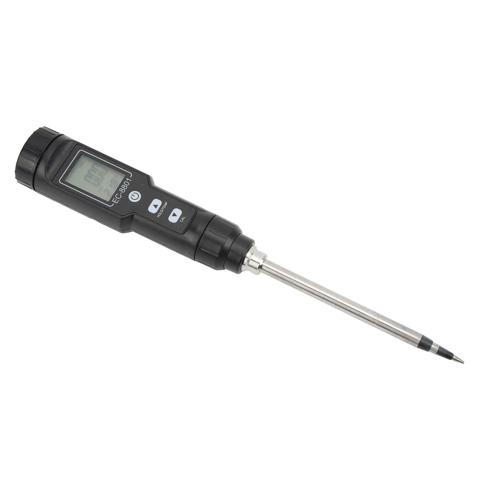 Ec-8801 Digitaler Bodentester Mit Hintergrundbeleuchtung, Leitfähigkeits- Und Temperaturmessung, Präzises Gartengerät.