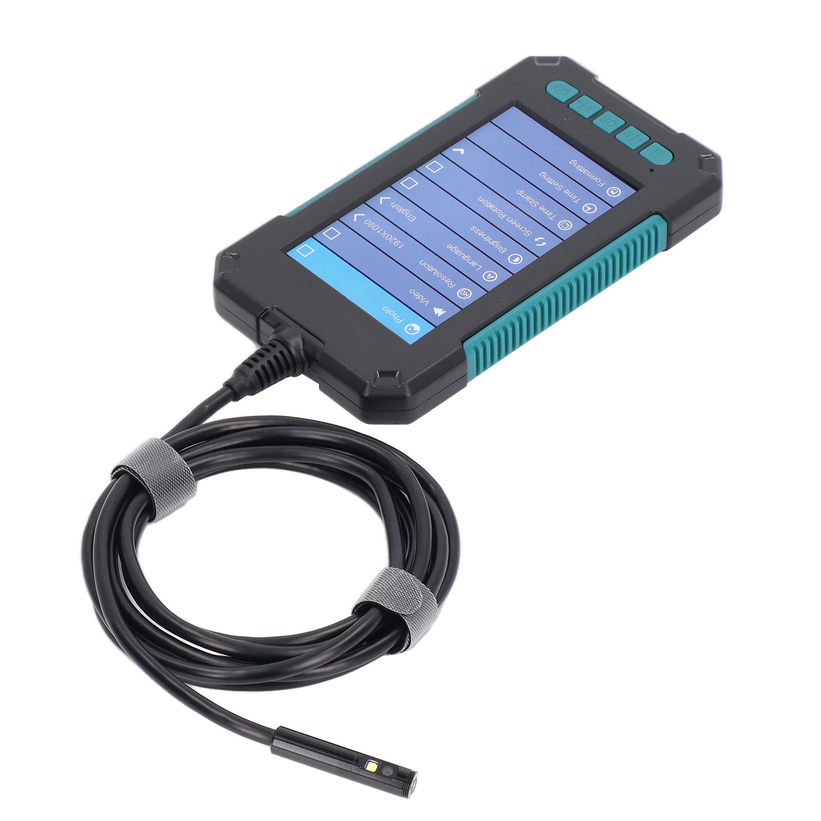 Digitales Endoskop Mit 4,3-zoll-ips-bildschirm, 8-mm-industrieinspektionskamera Mit Led, 10 M Kabel, 5 V Dc, Wasserdichtes Visuelles Diagnosegerät.