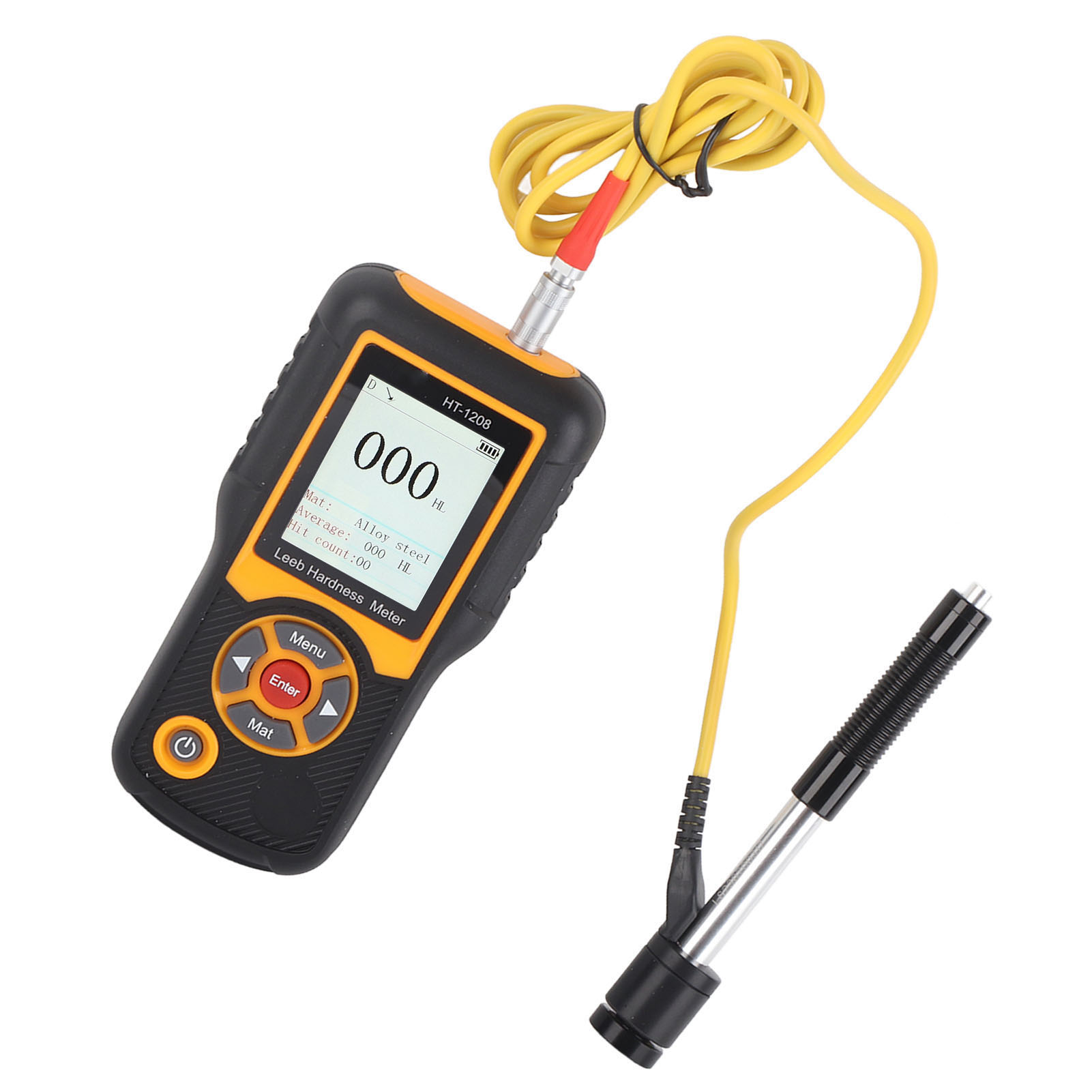 Hochpräzises Digitales Abs-härteprüfgerät, Durometer Mit Farb-tft-bildschirm, Shore-skala, Modell Ht-1208, Tragbares Messgerät