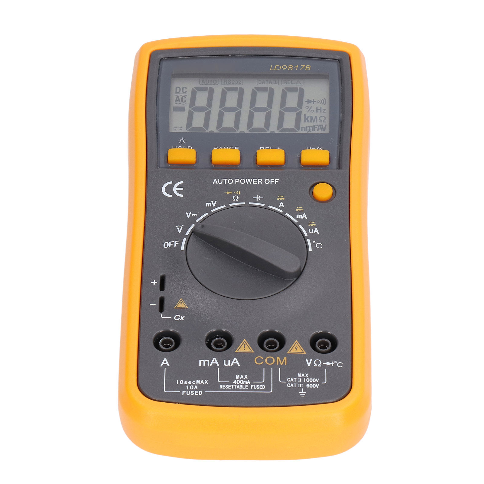 Ld9817b Hochpräzisions-digitalmultimeter, Multifunktionsmessgerät Für Spannung, Strom Und Temperatur, Professionelles Elektrisches Messgerät