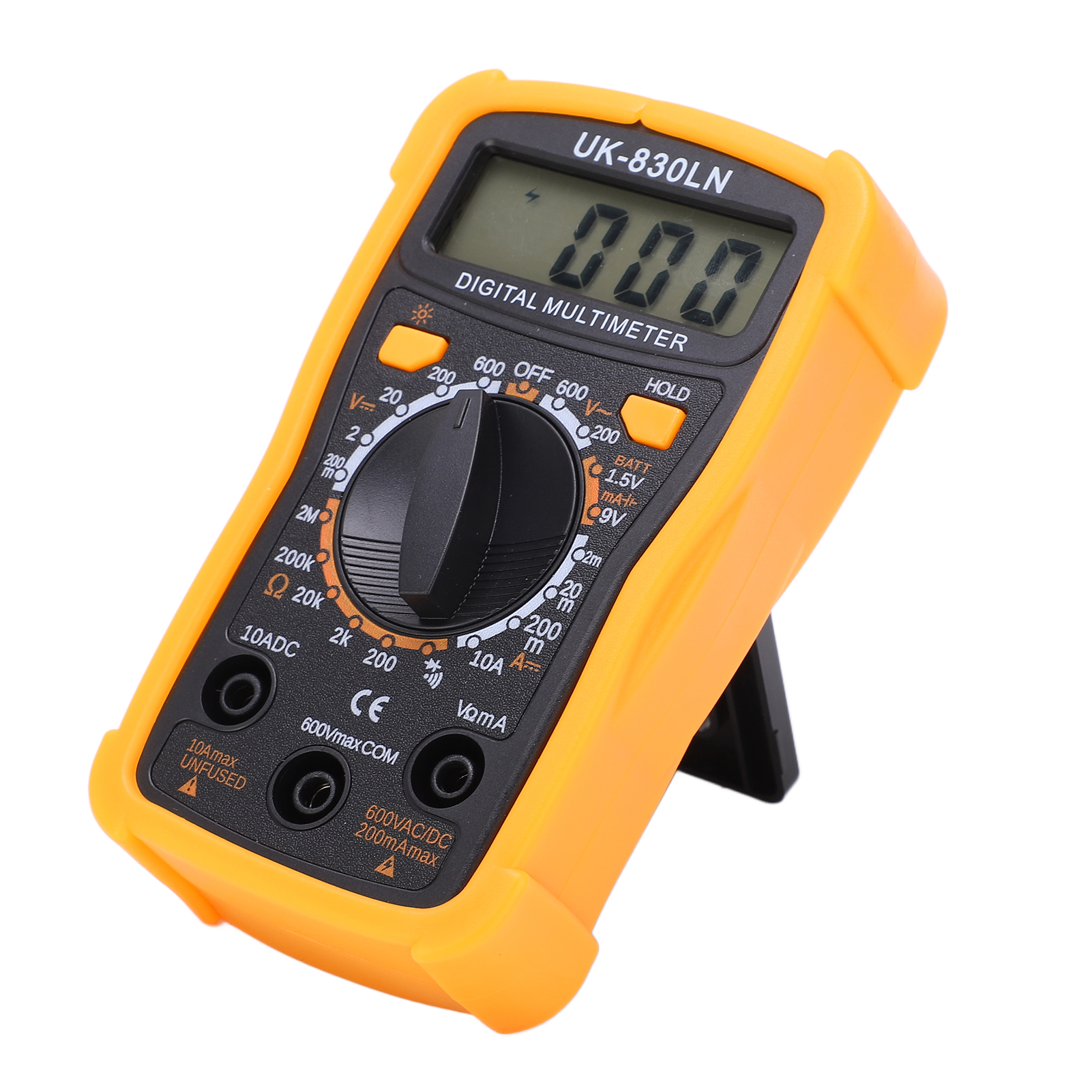 Digitales Multimeter Uk-830ln Mit Lcd-bildschirm, Überlastschutz Und Hoher Genauigkeit Für Universelle Elektrische Prüfungen.