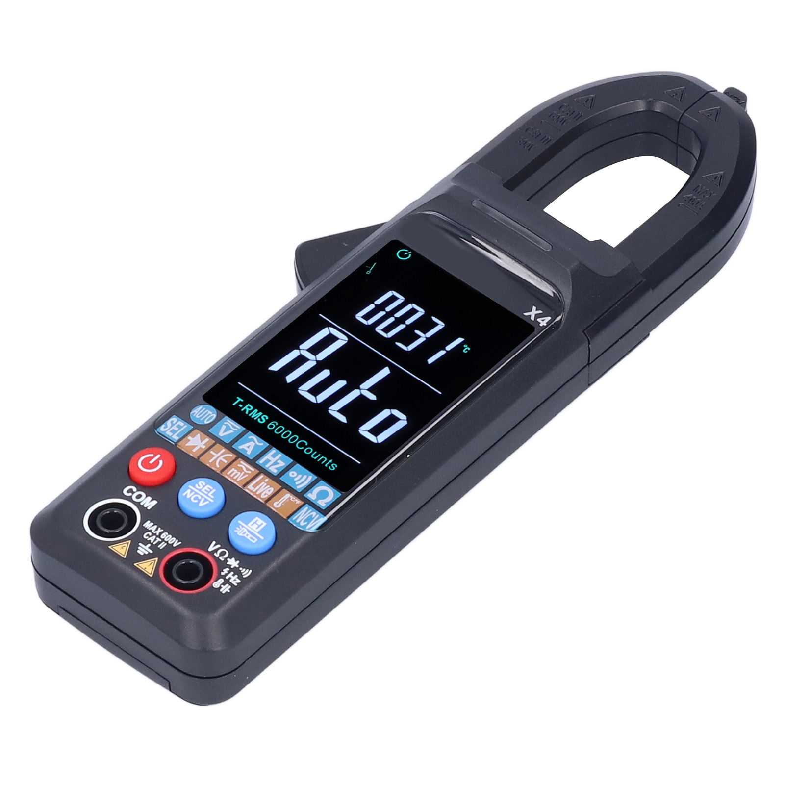 Ac X4 Stromzange, Farbdisplay, Hochpräzises Smart-multimeter, Spannungsmessung, Professionelles Werkzeug Für Industrie Und Werkstatt
