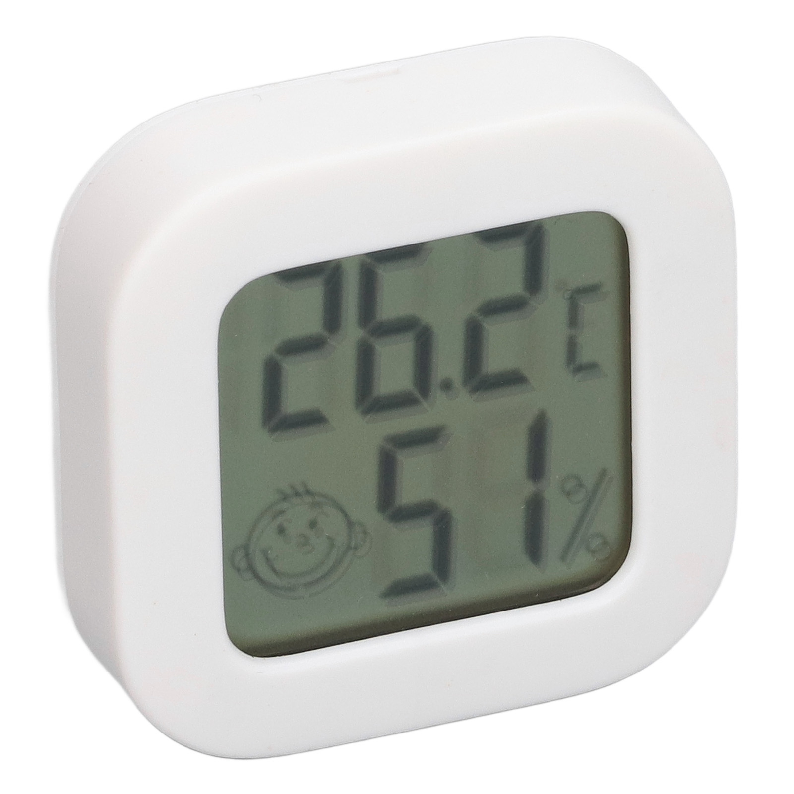 Digitales Lcd-thermometer Mit Hygrometer, Integriertem Sensor, Temperatur- Und Feuchtigkeitsanzeige, Inklusive Batterie