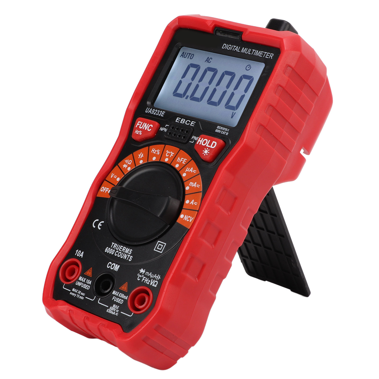 Ua9233e Hochpräzisions-digitalmultimeter, 600 A/600 V Automatischer Spannungs- Und Stromprüfer Für Die Gerätereparatur