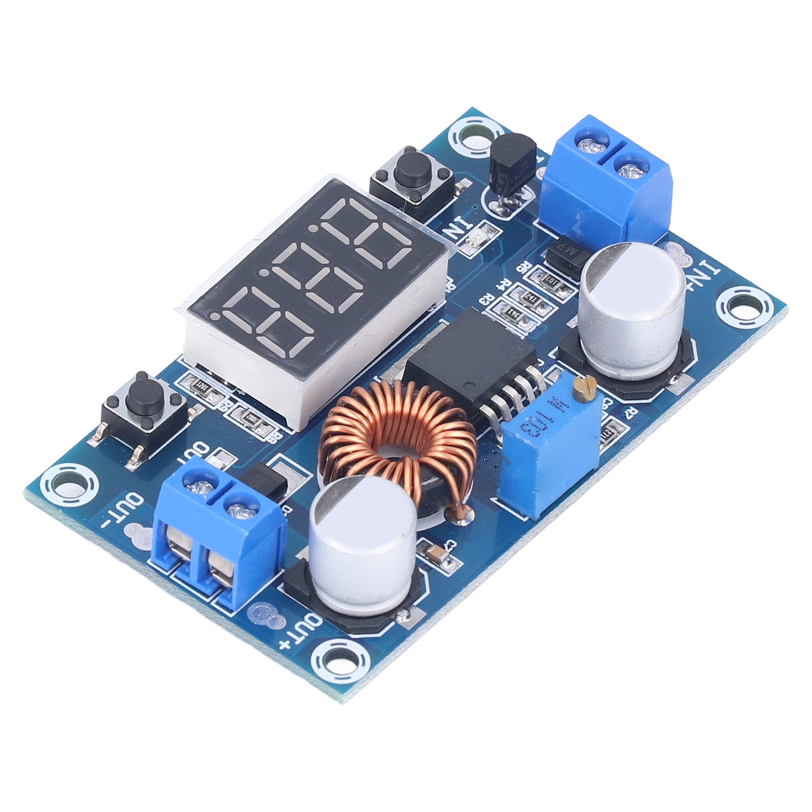 75w 5a Xl4015 Dcdc-wandlermodul, Einstellbarer Abwärtsregler Mit Spannungsanzeige, Hochleistungsplatine Für Stromversorgung.