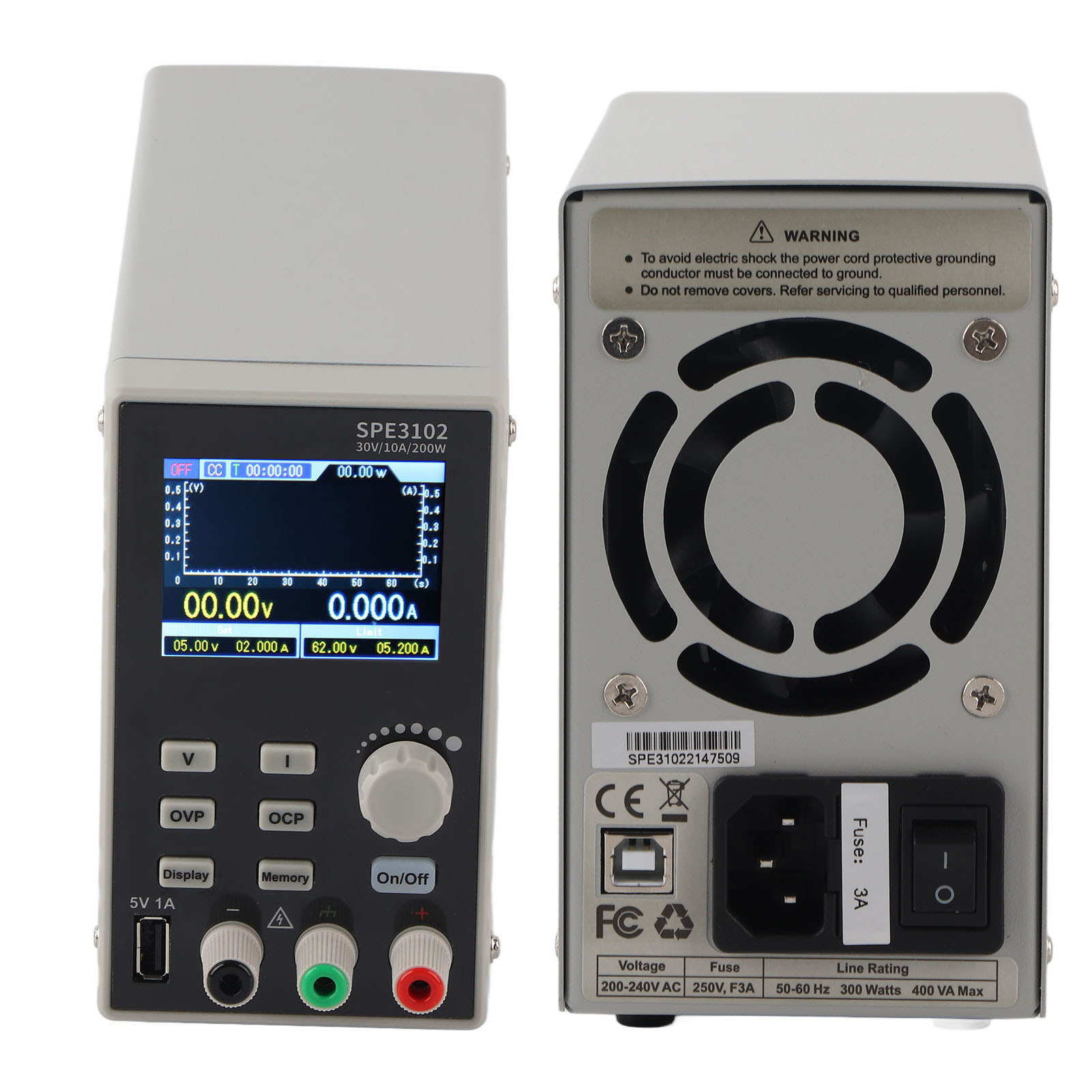 Digitales Gleichstromnetzteil 150w-300w, Einstellbare Spannungsquelle Für Die Reparatur Von Mobiltelefonen Und Laptops, Eu-stecker 200-240v, Modell Spe3102.