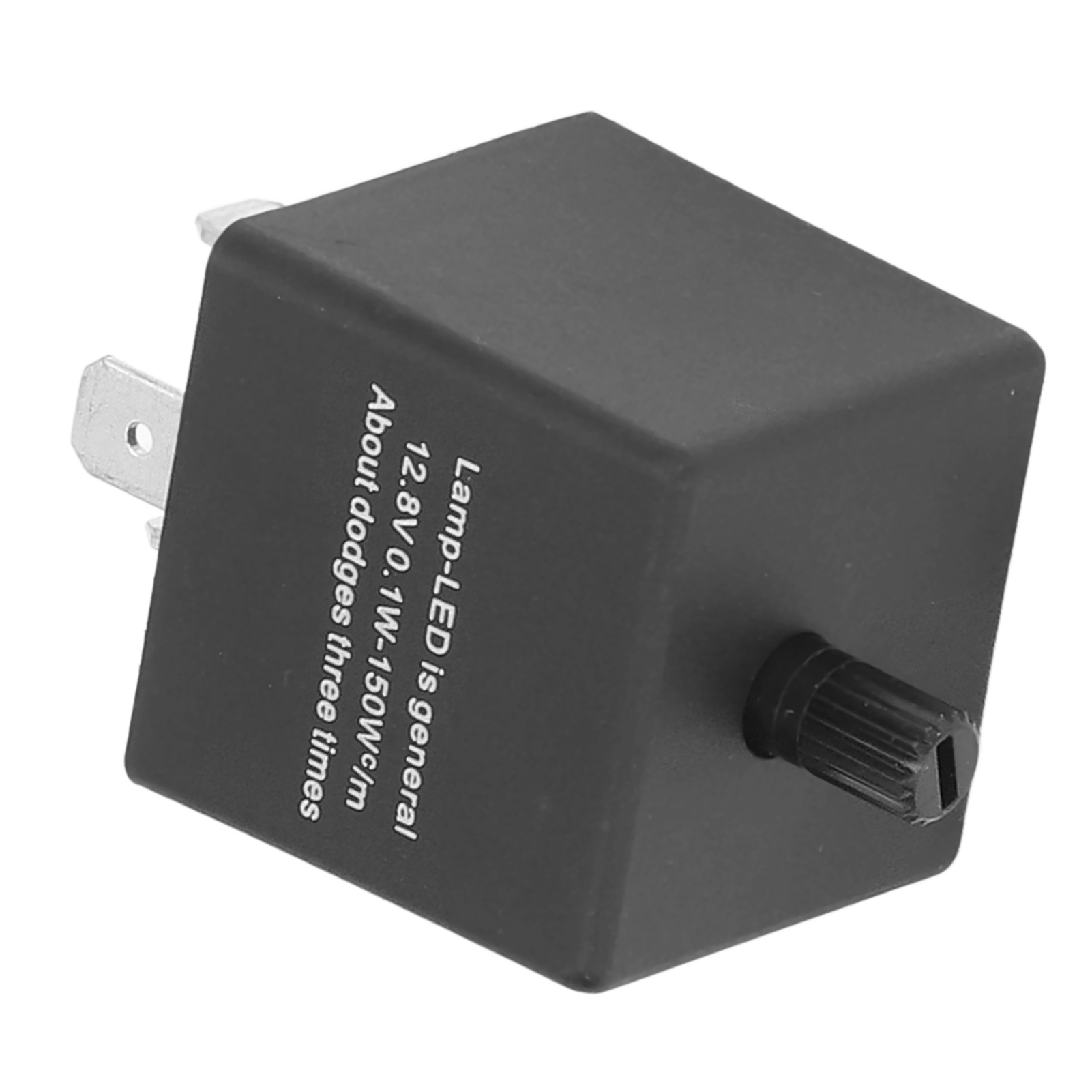 Einstellbares 12v-led-blinkerrelais, Wasserdichtes Abs-gehäuse, 3-polig, Tragbar Für Autos, Universeller Blinkerregler