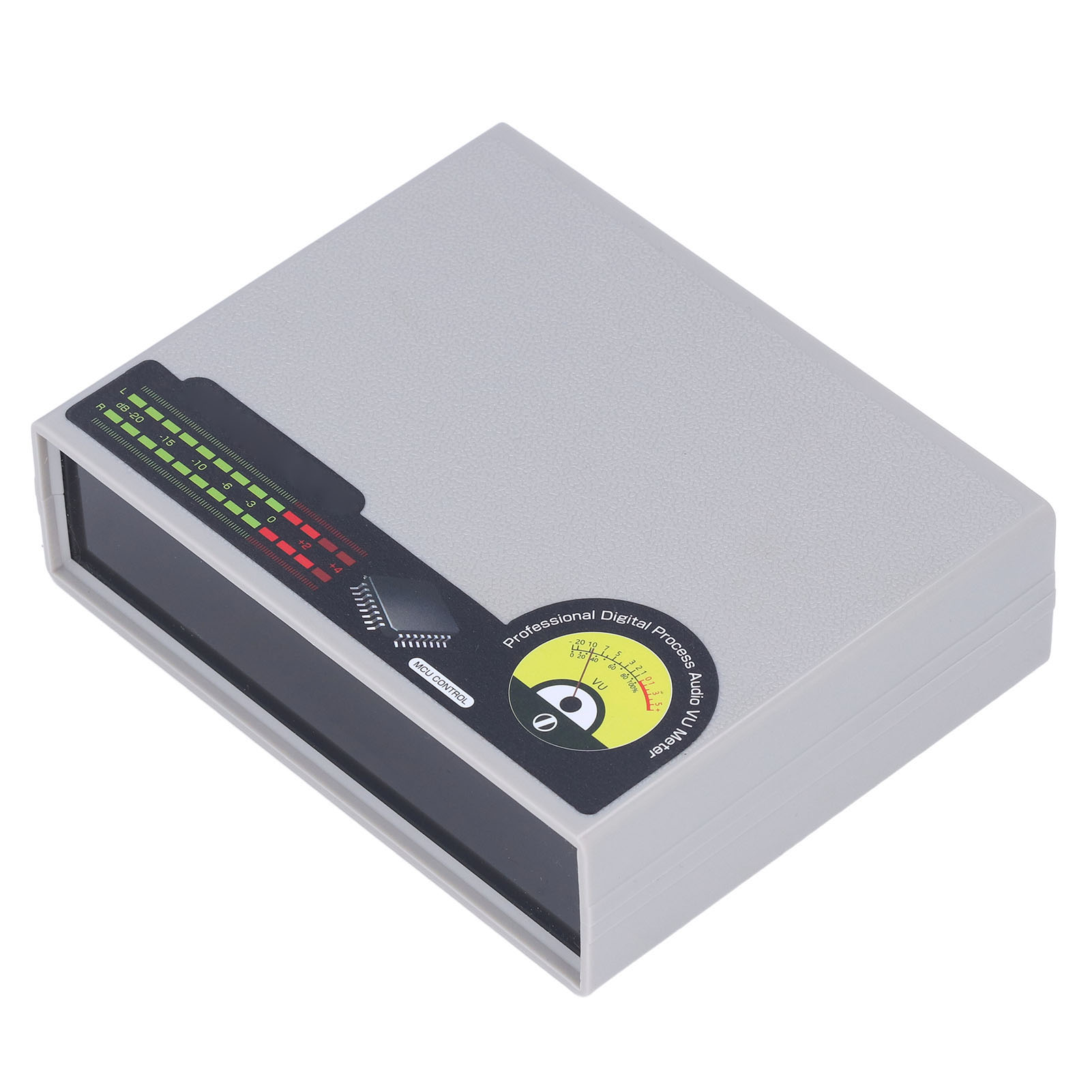 56-punkt-led-musikspektrumanalysator, Aluminiumgrün, Stereo-soundanzeige Für Hifi-systeme Und Cd-player