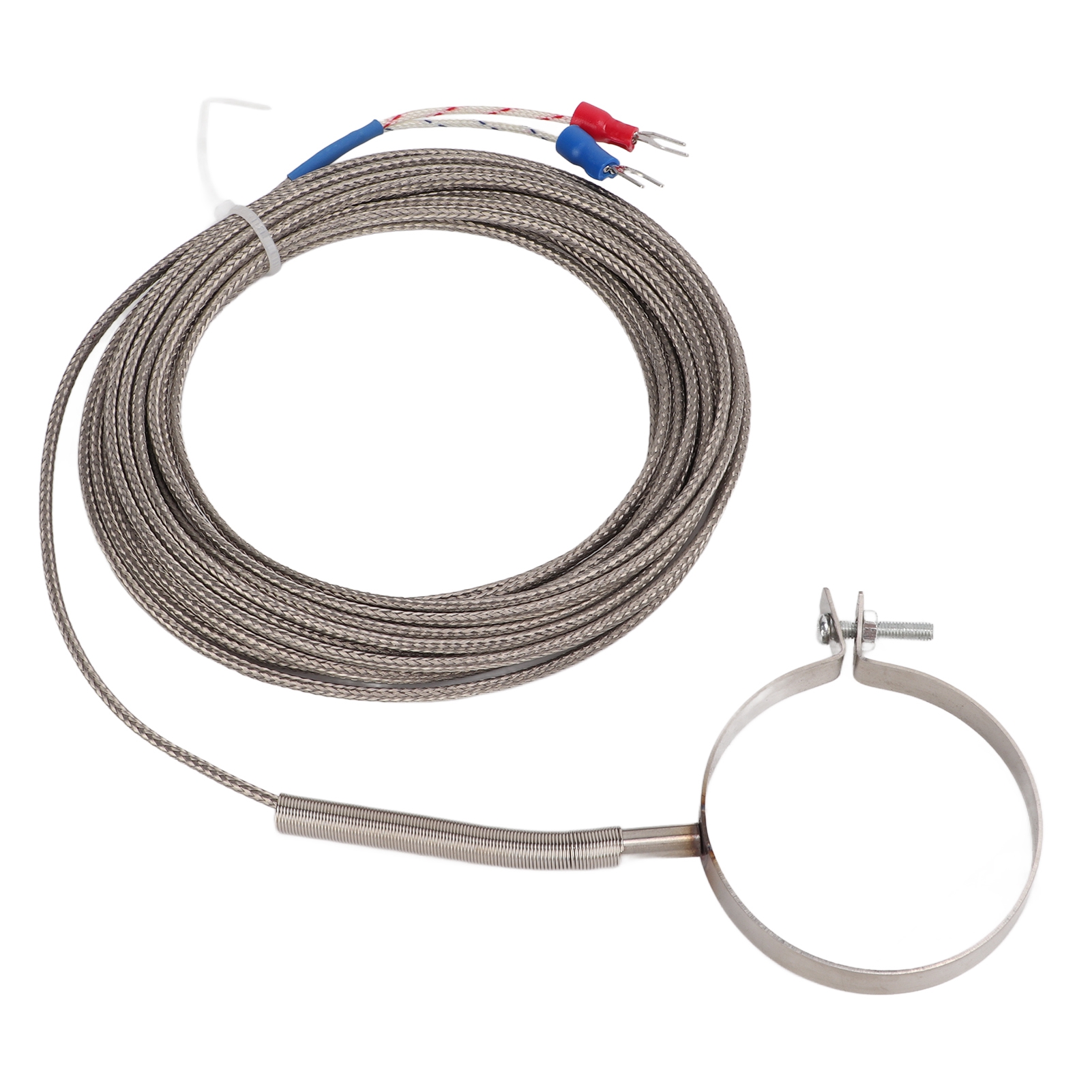 Hochempfindliches Gewindethermoelement, Messsonde 0-400°c, Erweiterter Bereich, Industrieller Temperaturregler, Verschiedene Größen, 5 Meter Kabel.