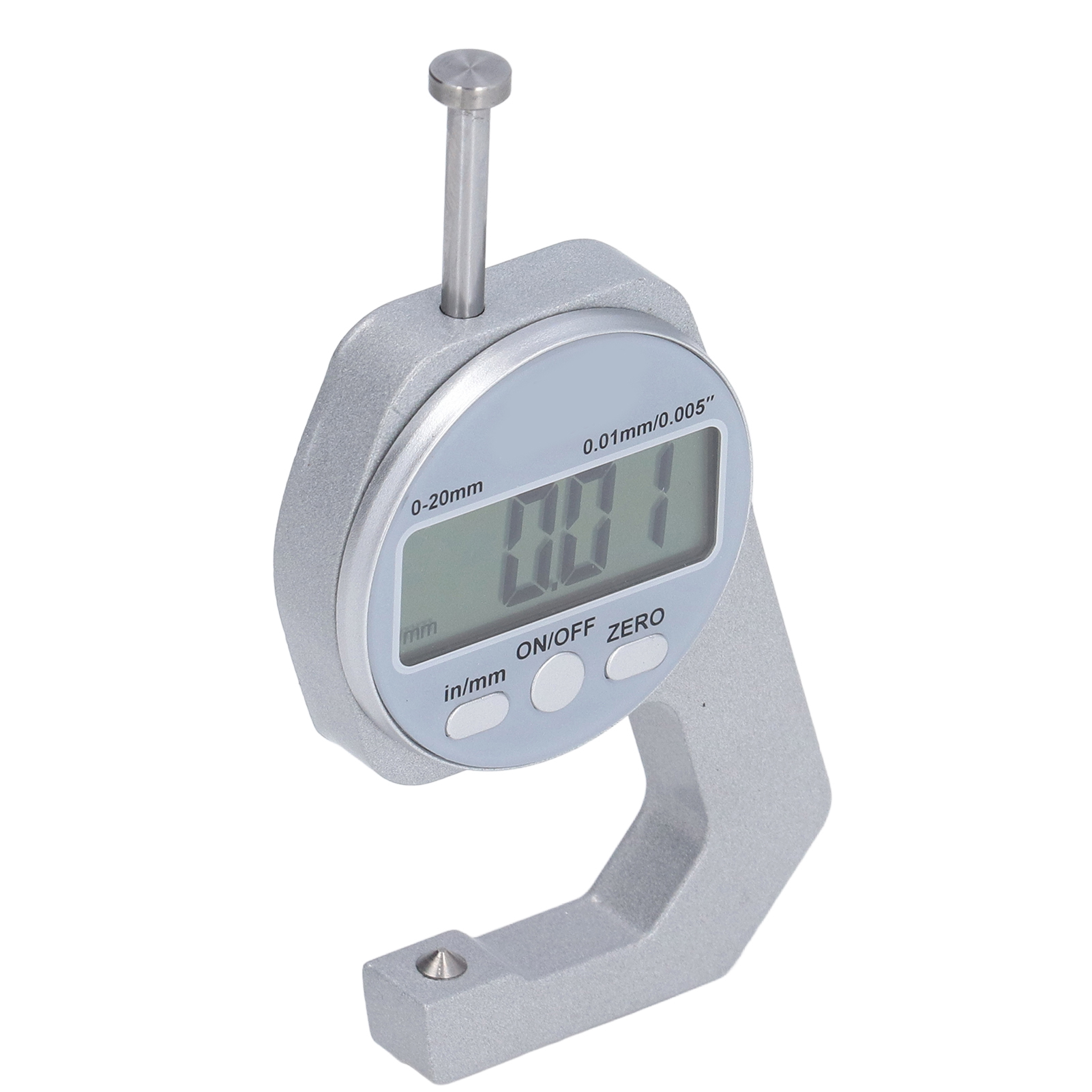 Digitales Mini-dickenmessgerät Mit Led-anzeige, Messbereich 0–20 Mm, Multimeter Für Leder, Stoff, Papier Und Dünnes Metall
