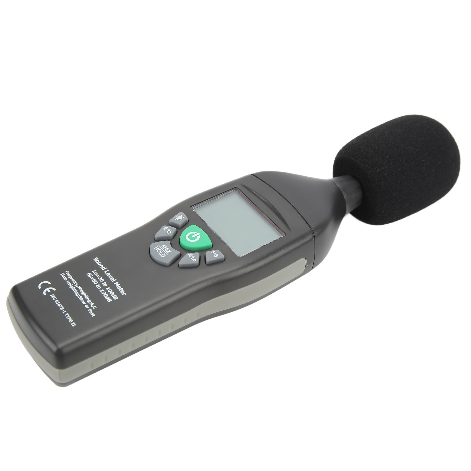 Hochpräzises Digitales Schallpegelmessgerät, Misst Schallpegel Von 30-130 Db, Hintergrundbeleuchtetes Display, Tragbar Und Kompakt, Automatische Erkennung, Für Schule Und Zuhause.