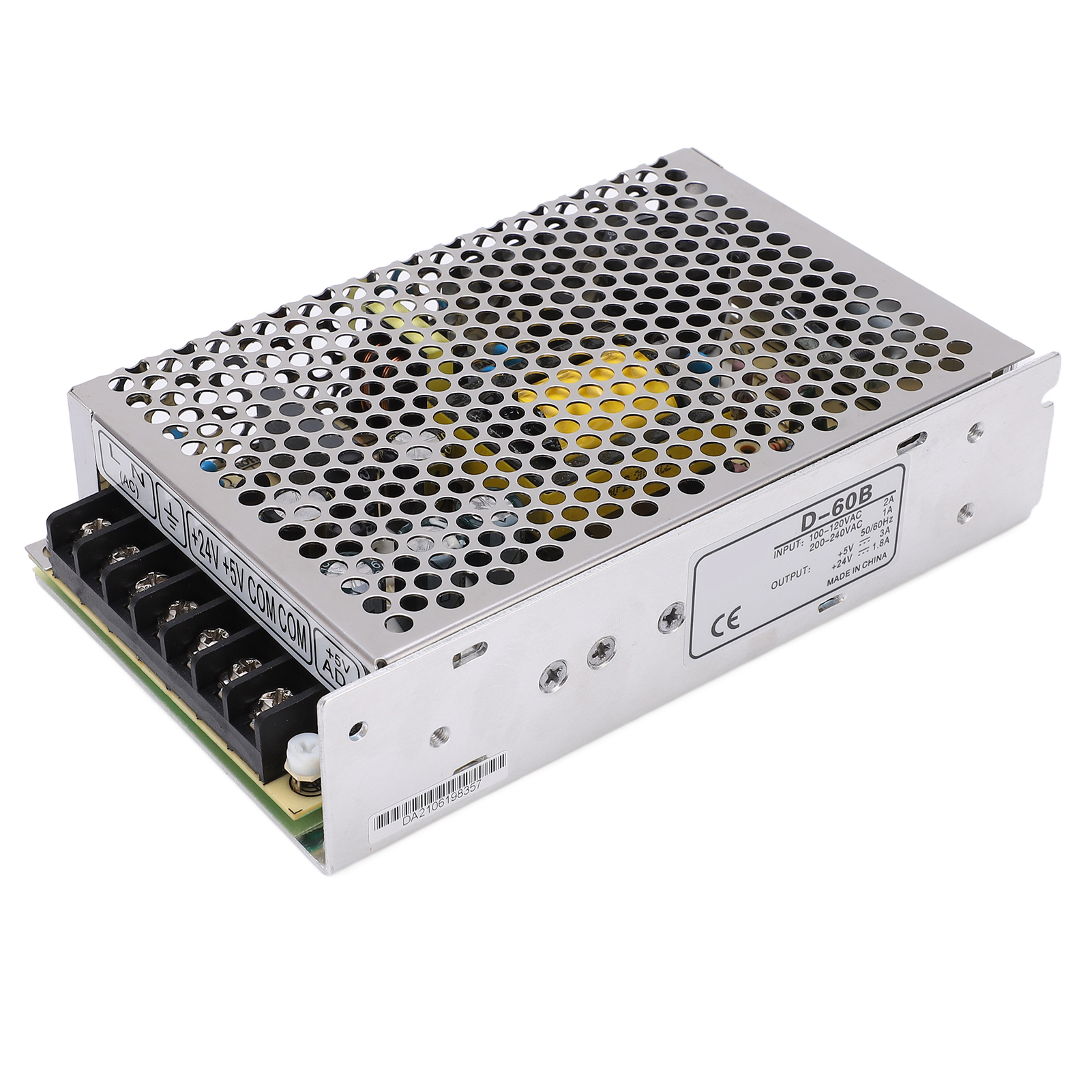 D-60b 5v/24v Dual-ausgangsnetzteil, 100v-240v Schalttransformator Für Elektronische Maschinen Und Industrieanlagen